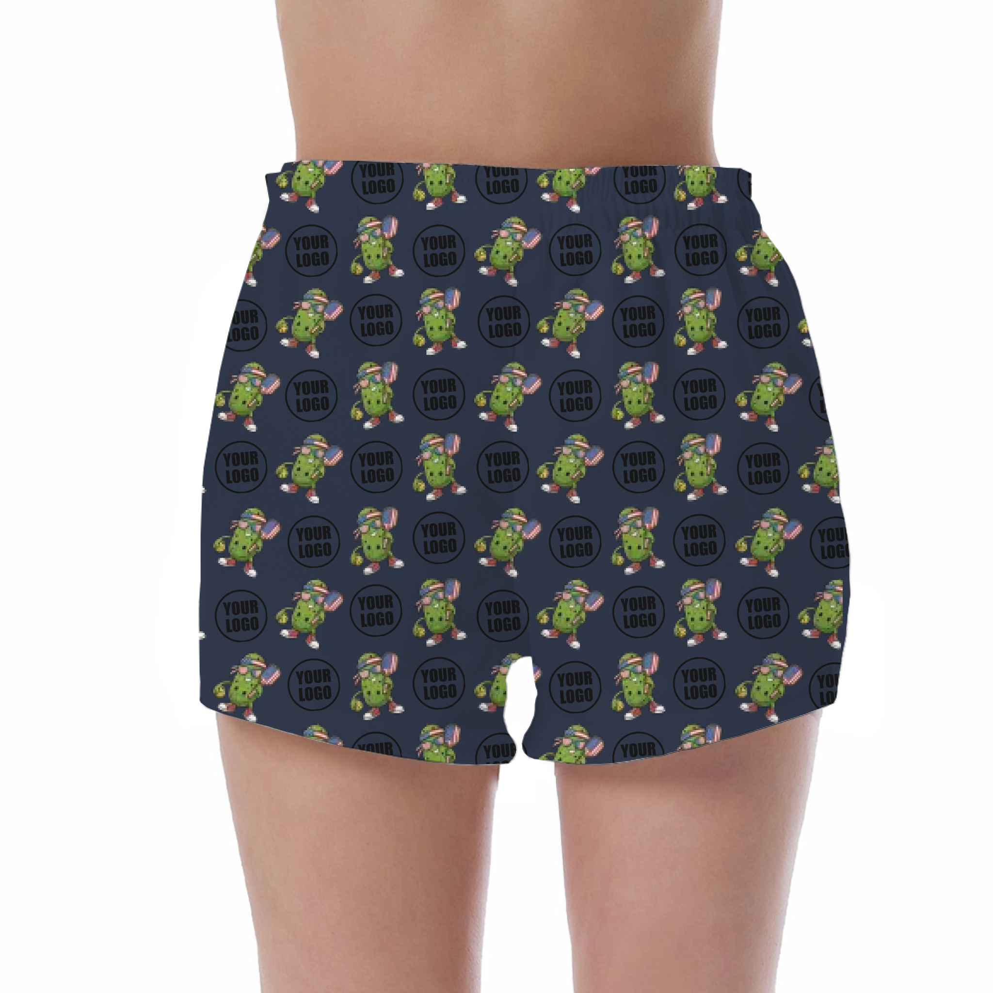 Picklewin Patriotic Custom UV Protection Shorts For Pickleball Women