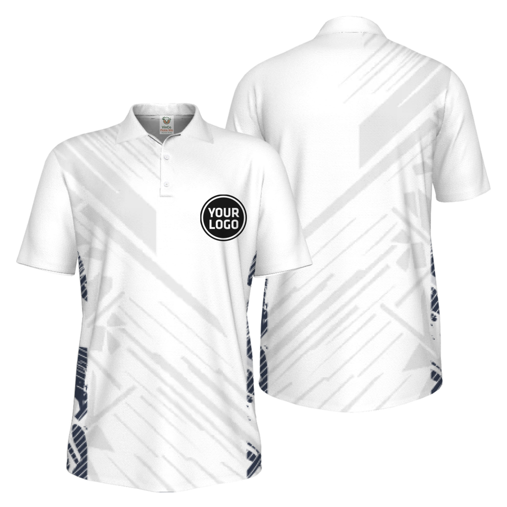 Picklewin Pickleball Team Uniform UV Protection Polo Shirt For Men