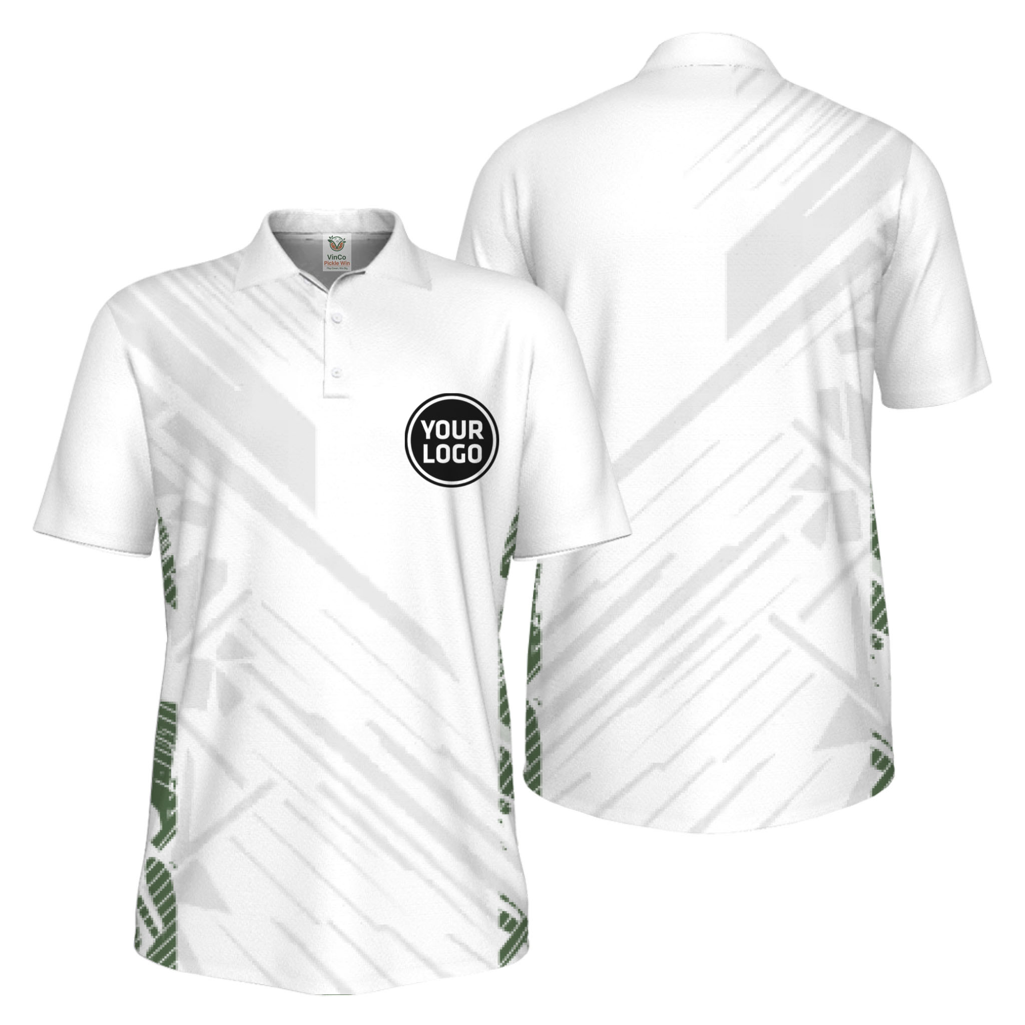Picklewin Pickleball Team Uniform UV Protection Polo Shirt For Men