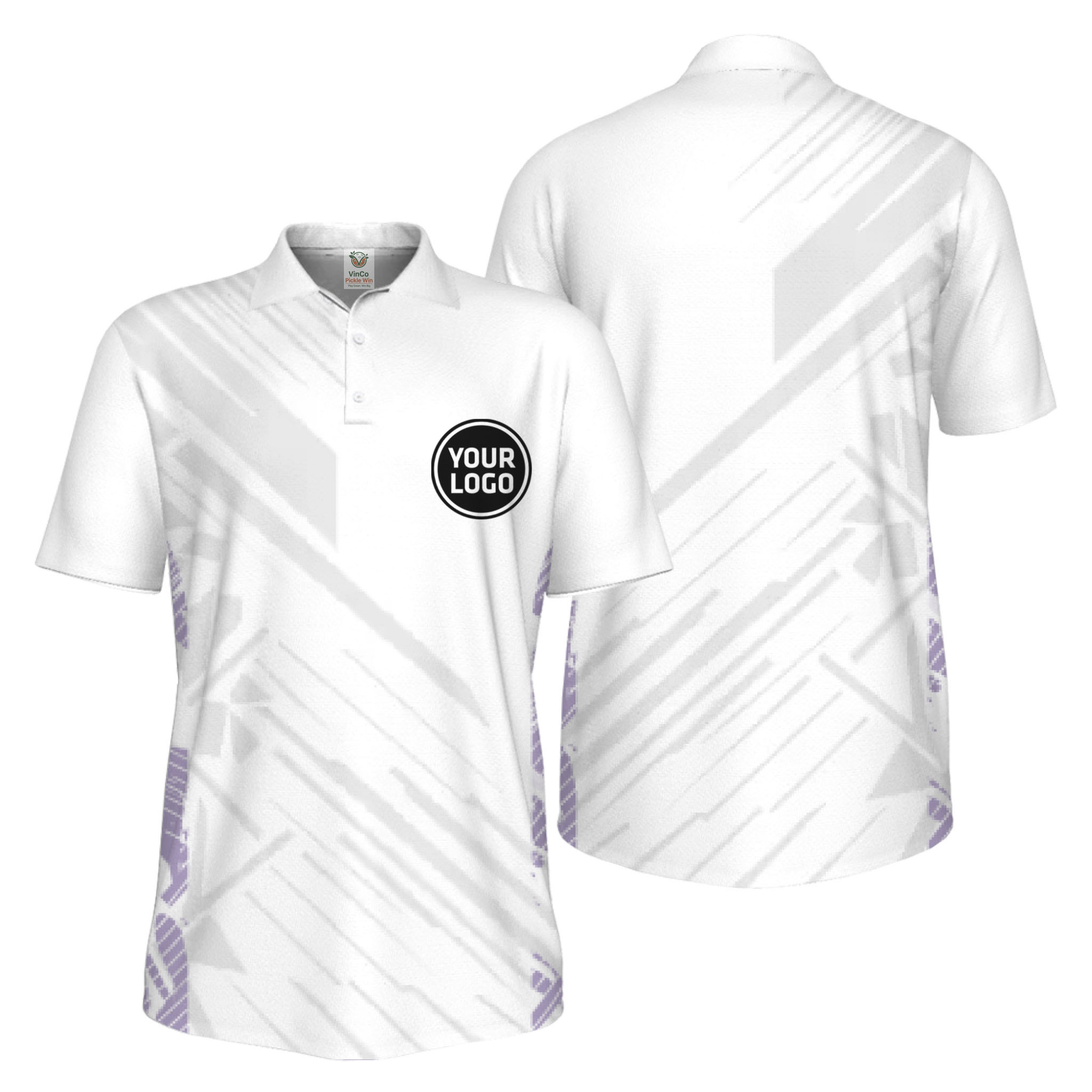 Picklewin Pickleball Team Uniform UV Protection Polo Shirt For Men