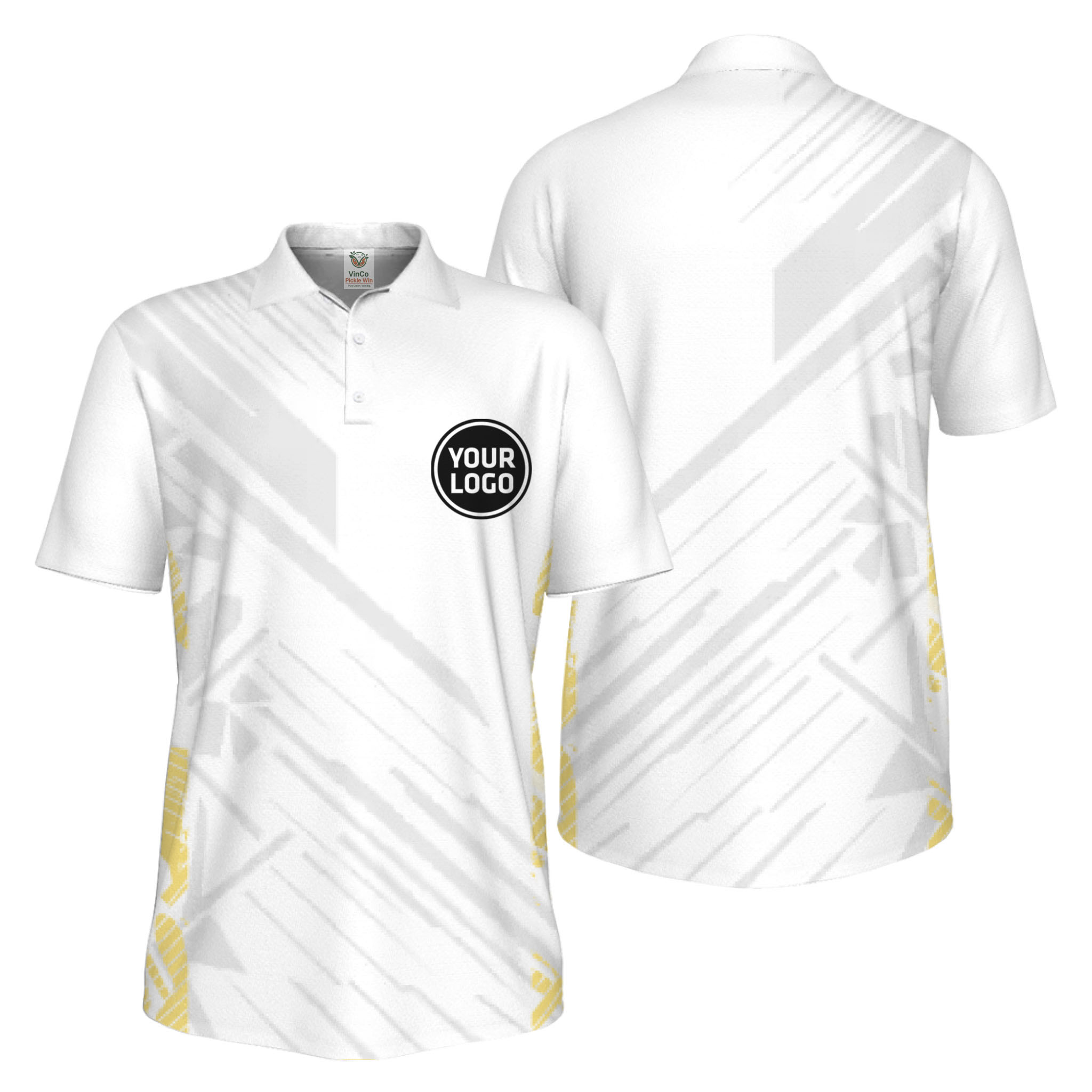 Picklewin Pickleball Team Uniform UV Protection Polo Shirt For Men