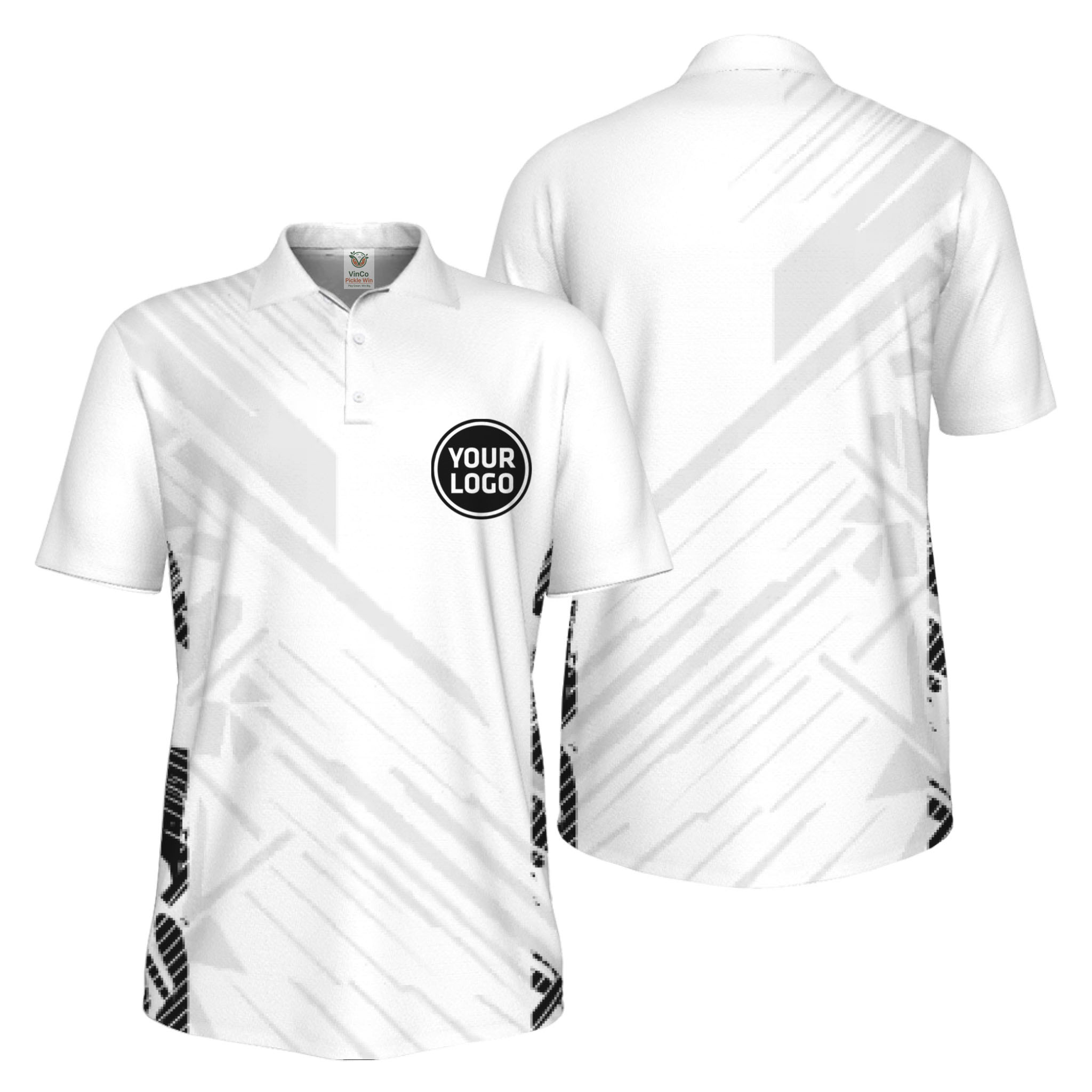 Picklewin Pickleball Team Uniform UV Protection Polo Shirt For Men