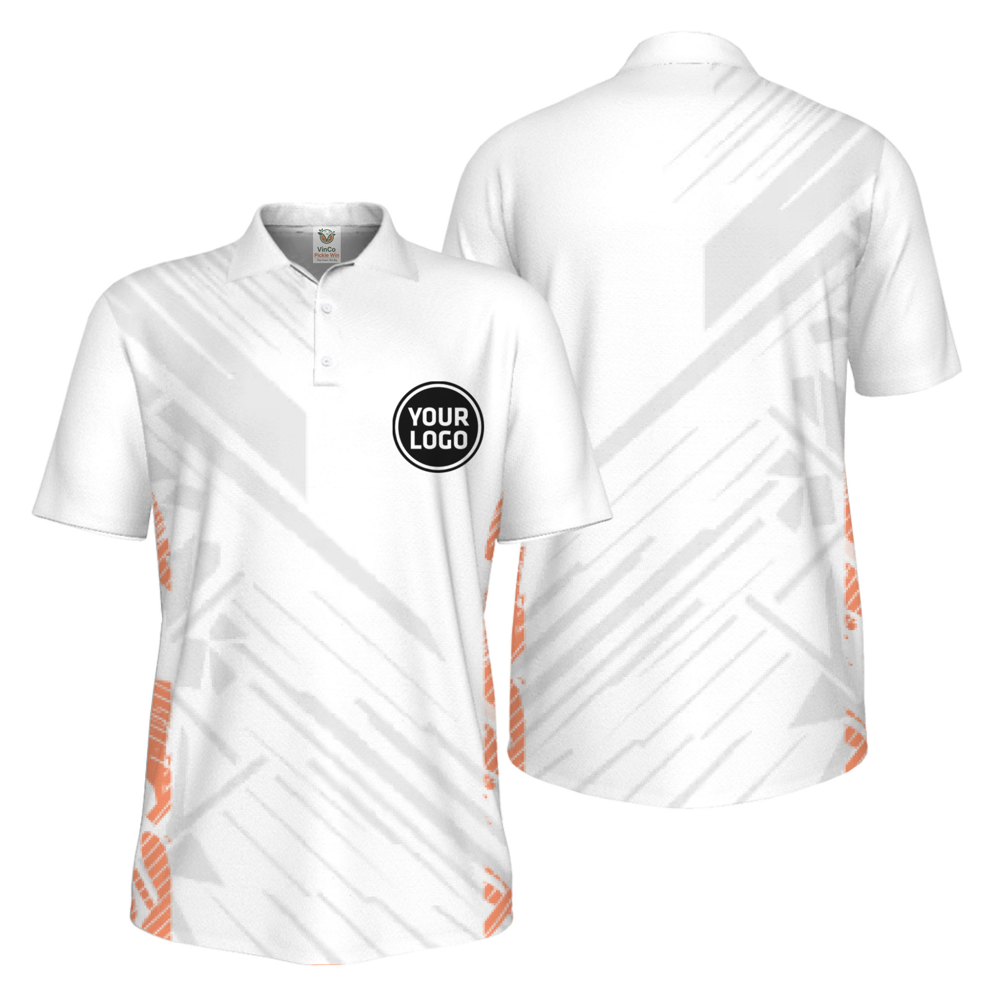 Picklewin Pickleball Team Uniform UV Protection Polo Shirt For Men