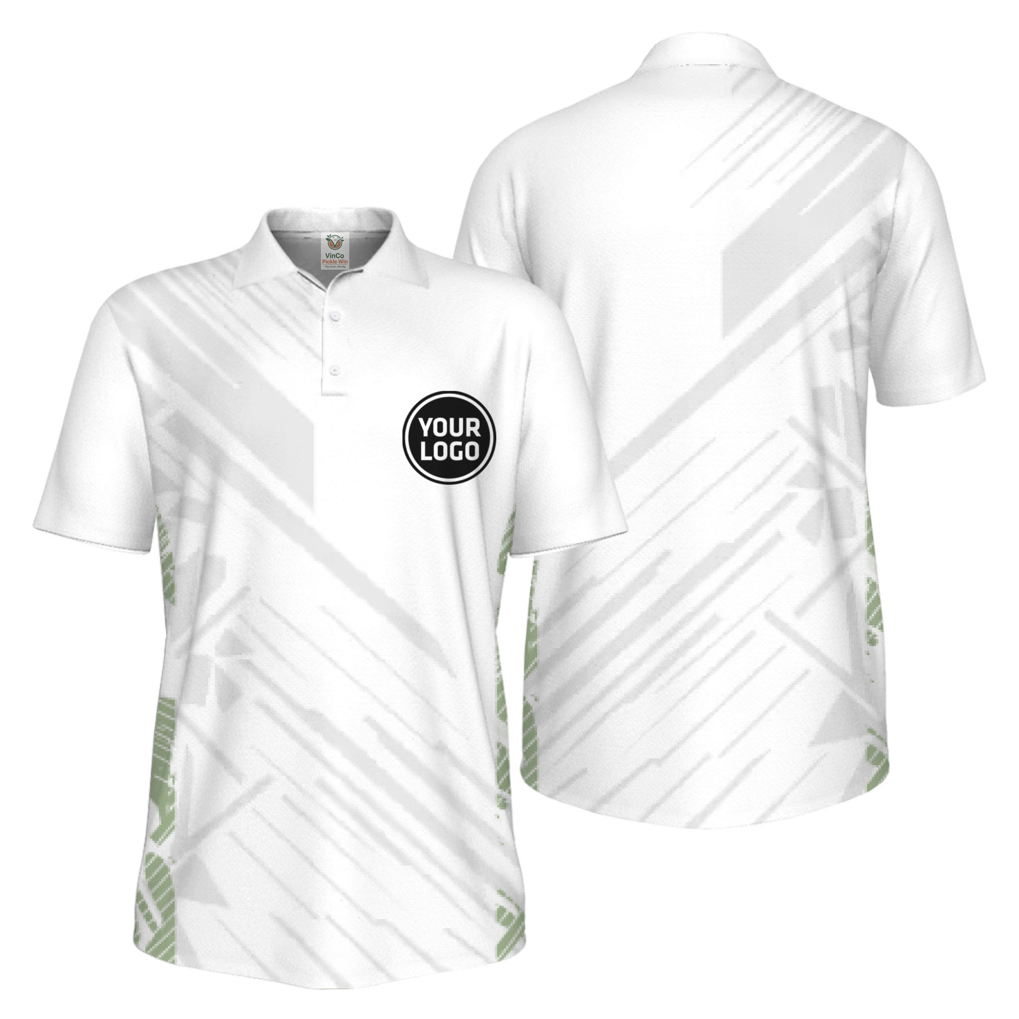 Picklewin Pickleball Team Uniform UV Protection Polo Shirt For Men