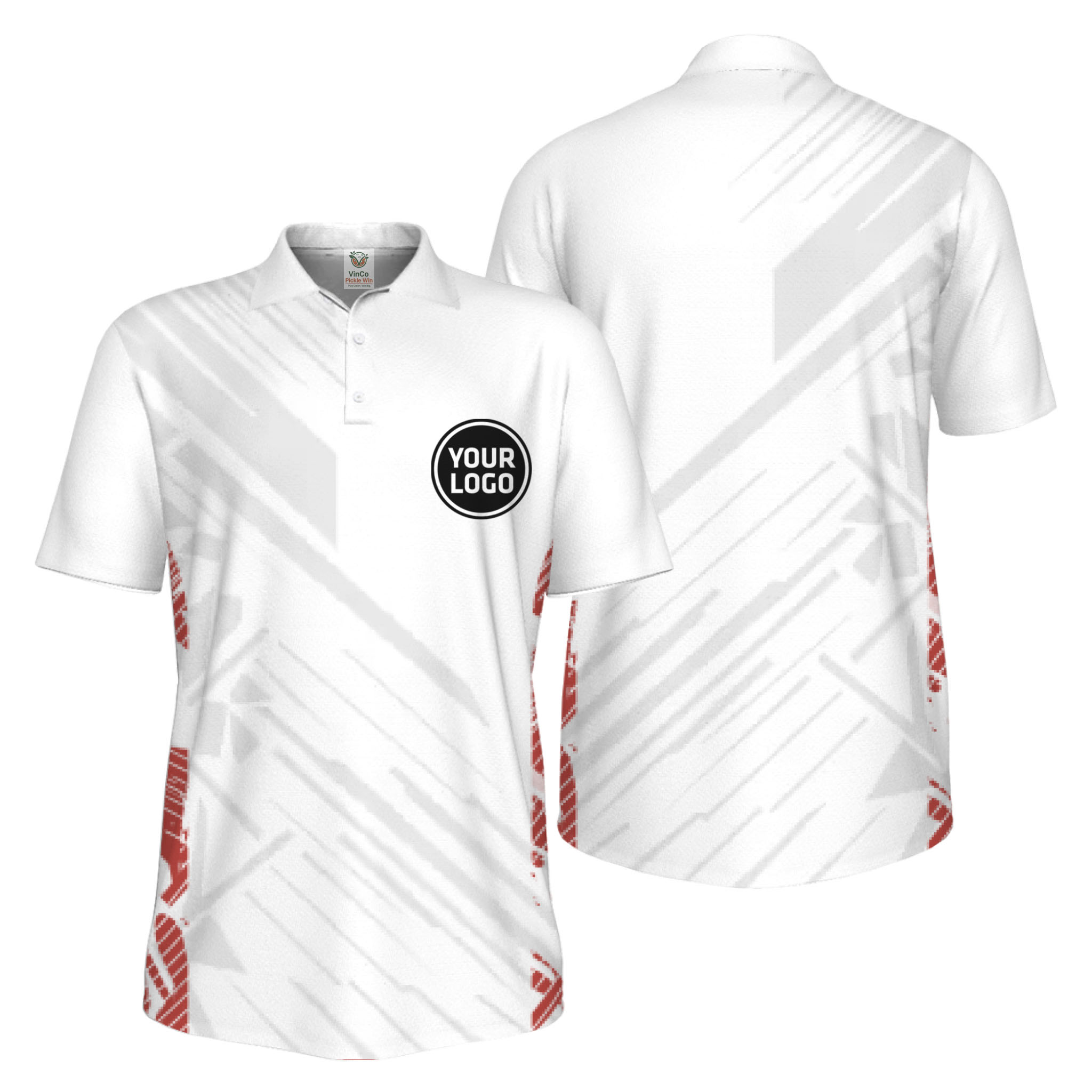 Picklewin Pickleball Team Uniform UV Protection Polo Shirt For Men