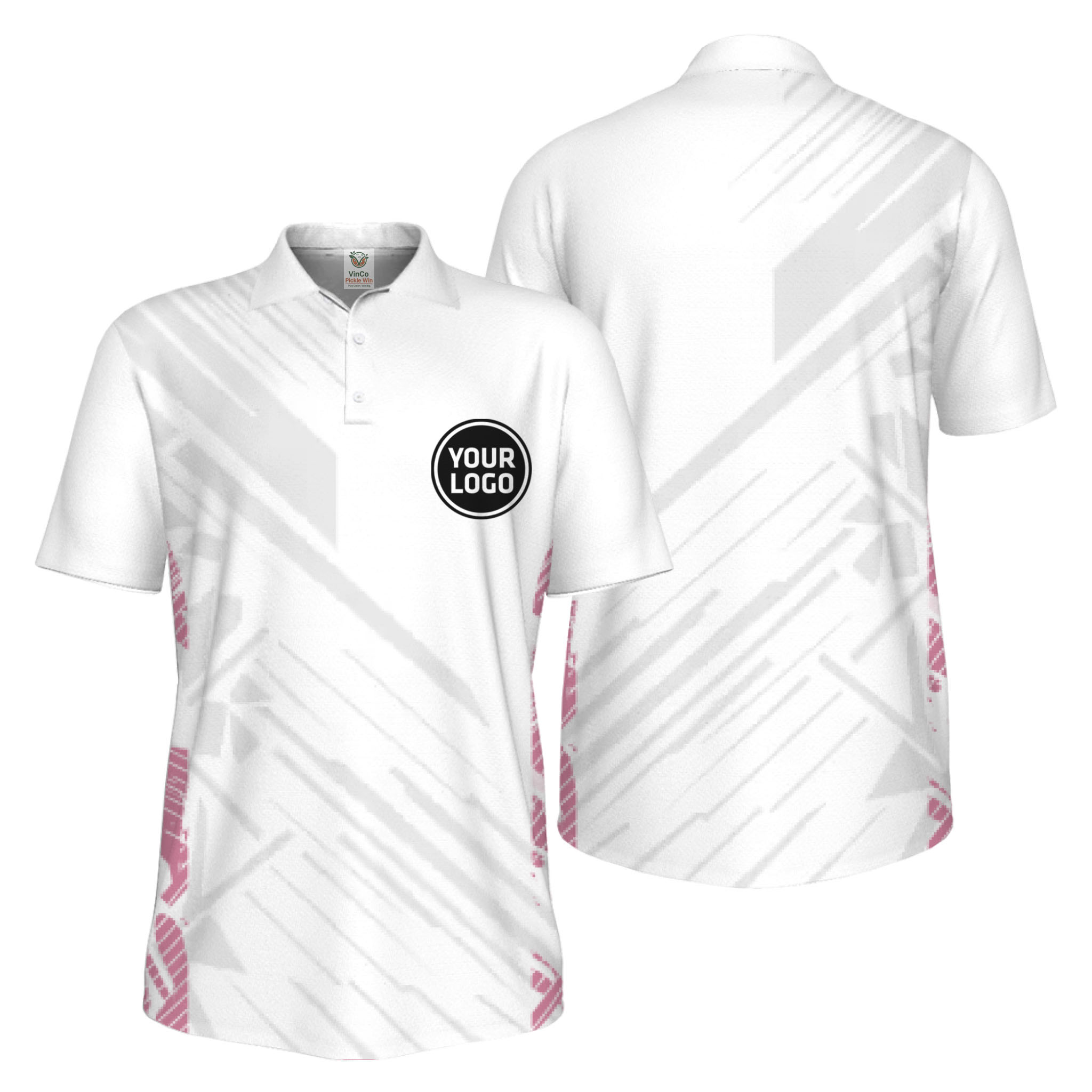 Picklewin Pickleball Team Uniform UV Protection Polo Shirt For Men