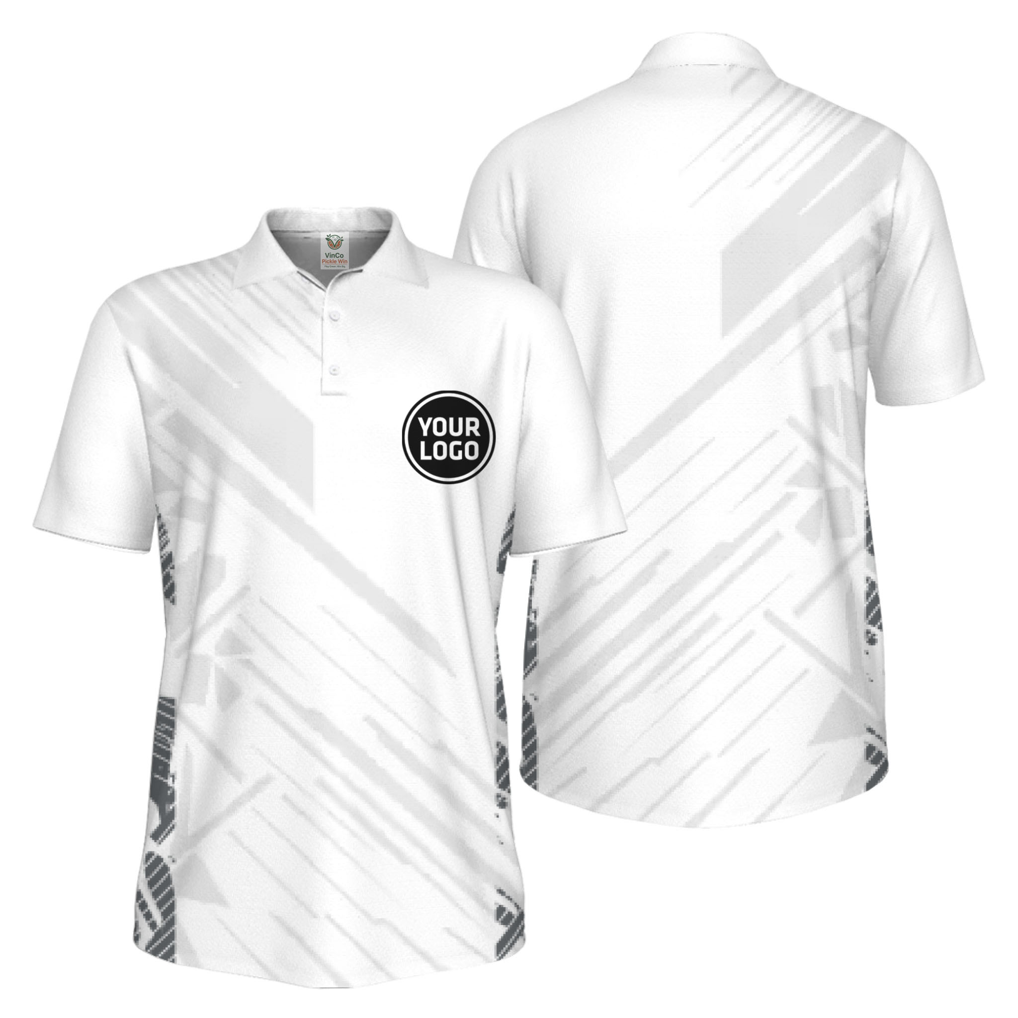 Picklewin Pickleball Team Uniform UV Protection Polo Shirt For Men