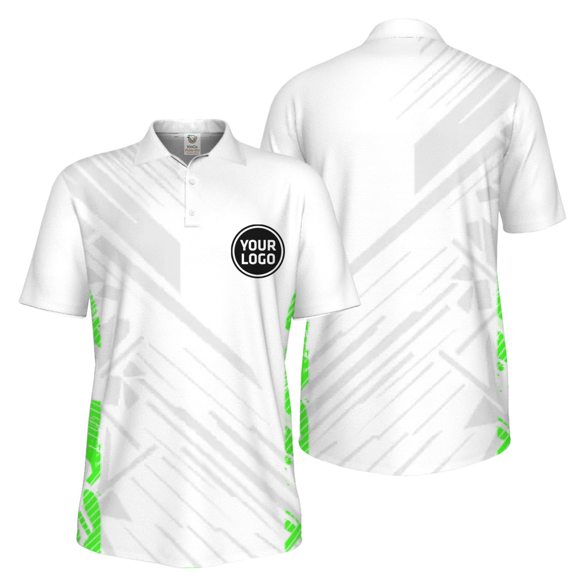 Picklewin Pickleball Team Uniform UV Protection Polo Shirt For Men