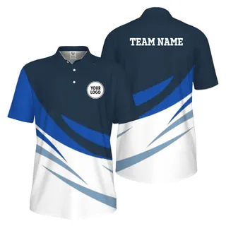 Picklewin Professional Custom Pickleball Team Performance UV Protection Men Polo Shirt 