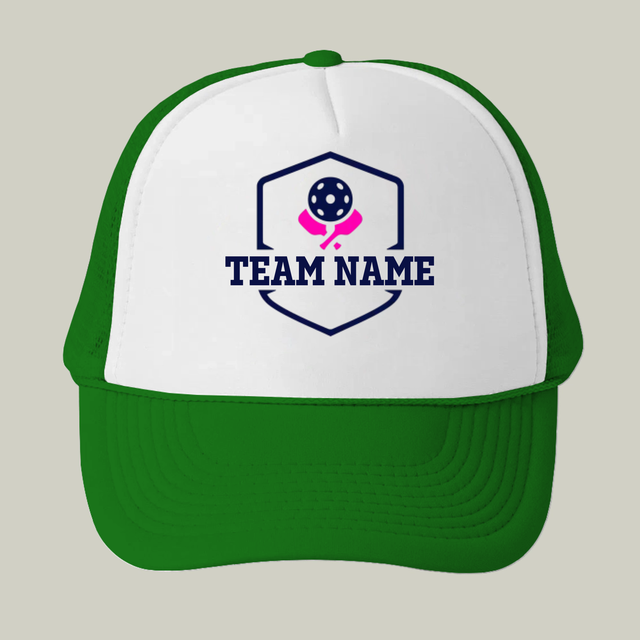Picklewin Signature Custom Team Name Pickleball Trucker Cap For Men