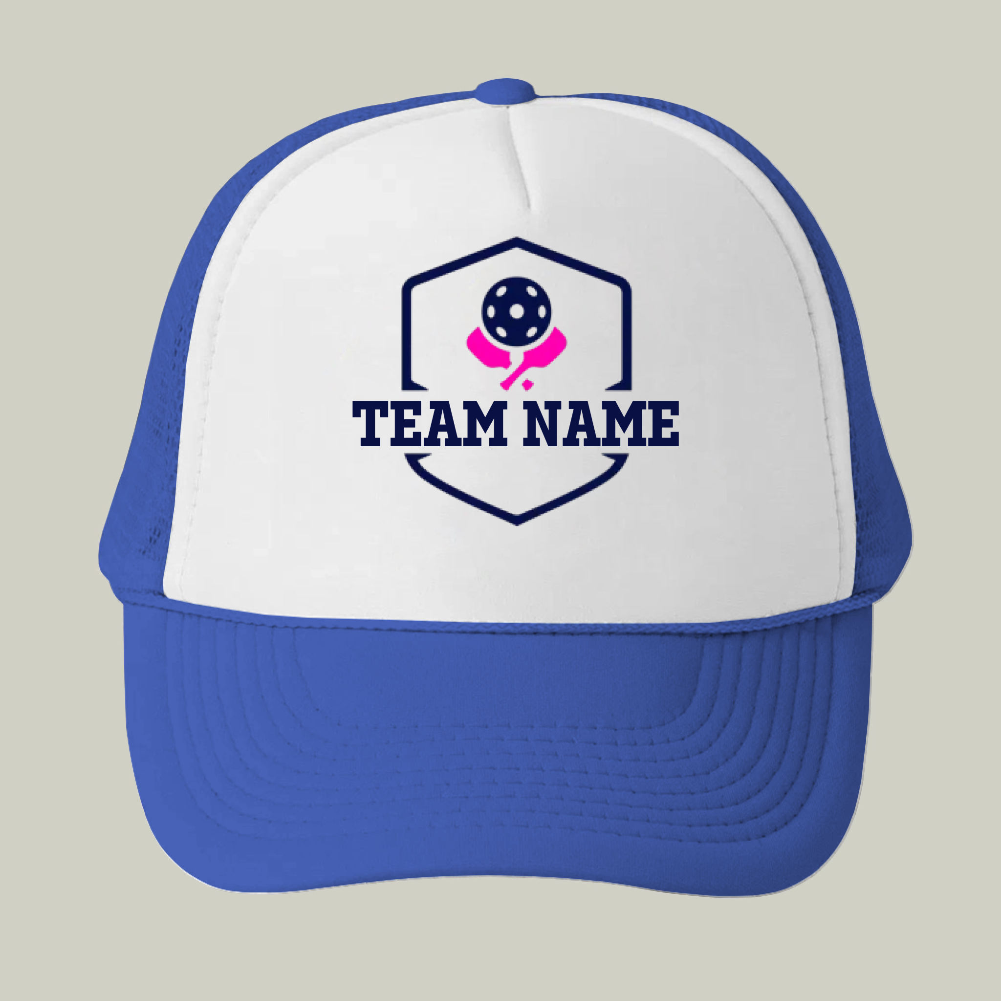 Picklewin Signature Custom Team Name Pickleball Trucker Cap For Men
