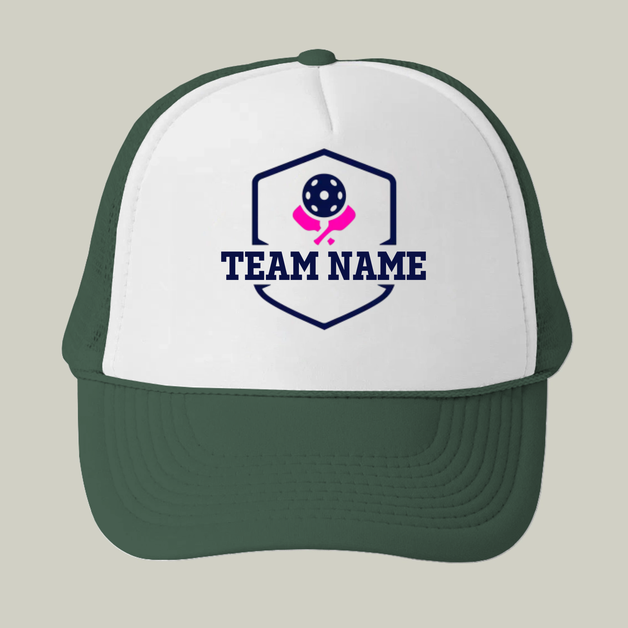 Picklewin Signature Custom Team Name Pickleball Trucker Cap For Men