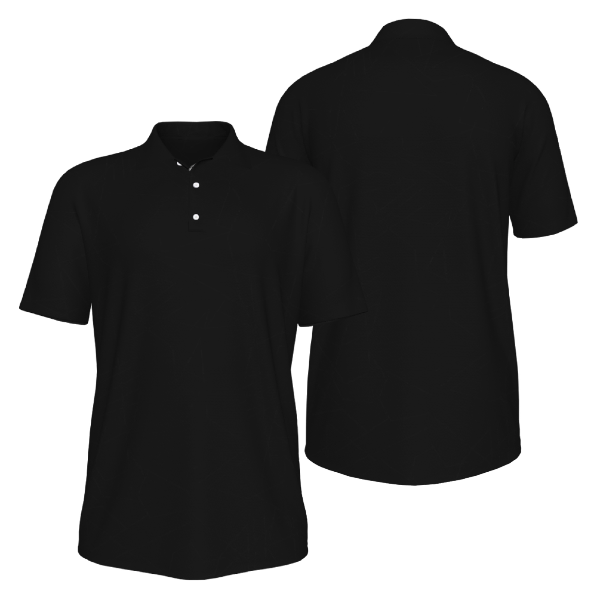 Picklewin Simple Abstract Custom UV Protection Polo Shirt For Men