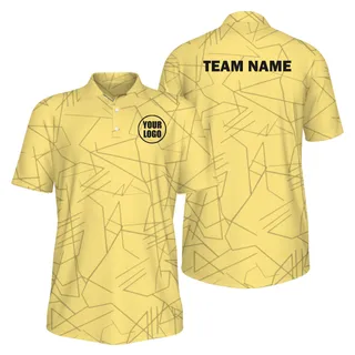 Picklewin Simple Abstract Custom UV Protection Polo Shirt For Men – alternate