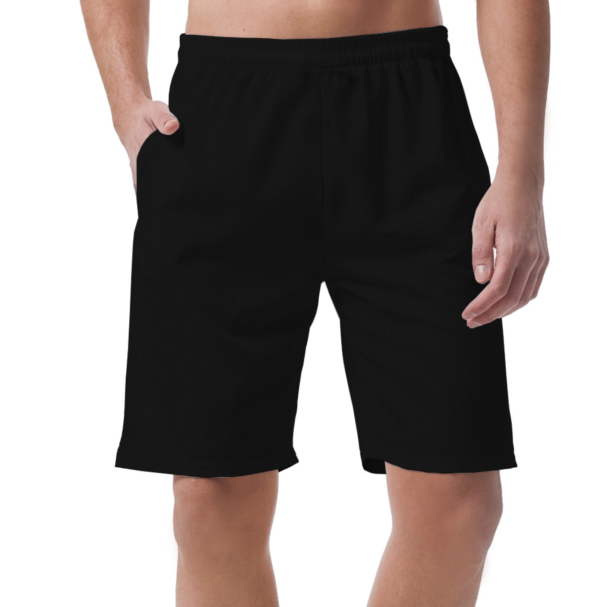 Picklewin Simple Abstract Customized Short Pants For Men