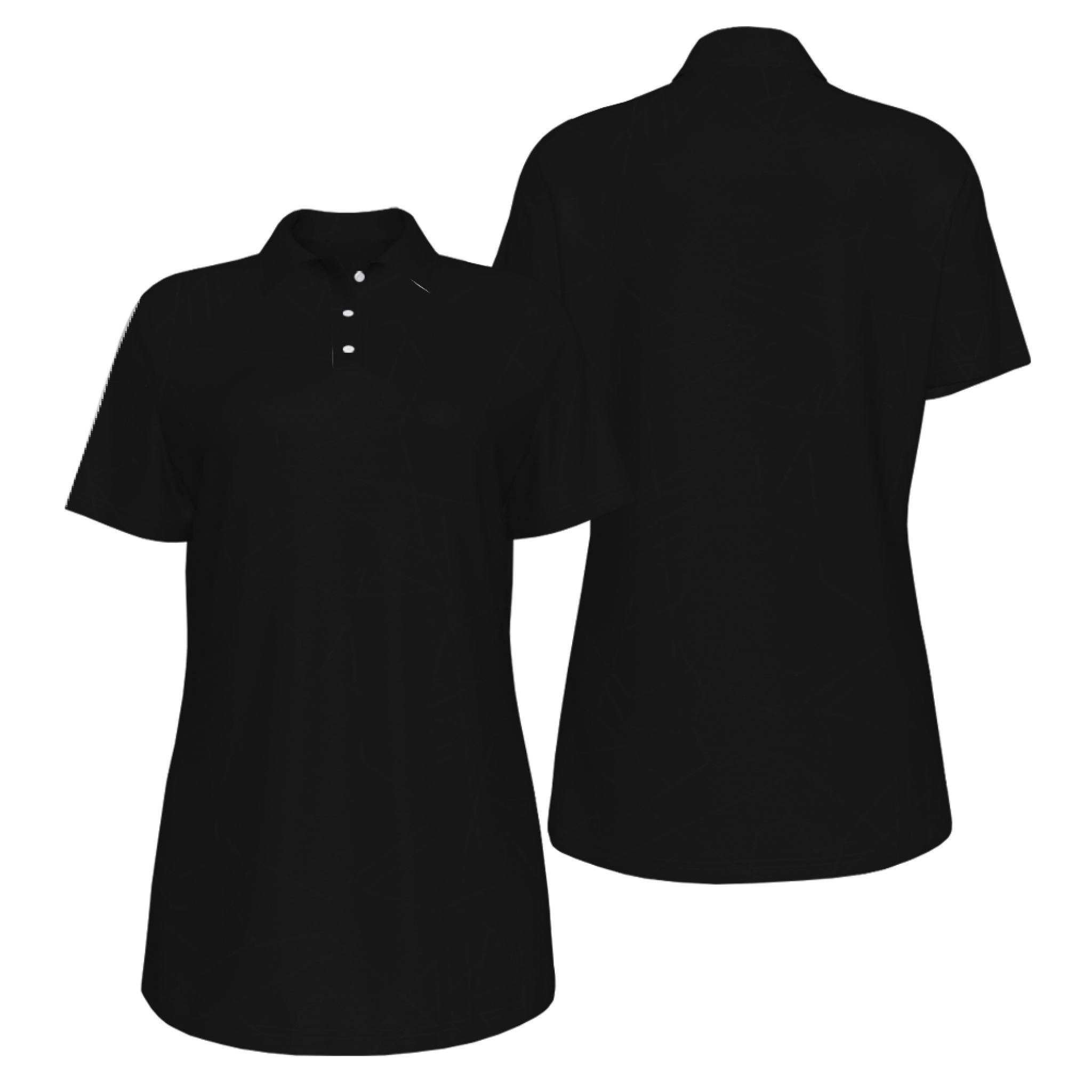 Picklewin Simple Abstract UV Protection Polo Shirt Custom For Women