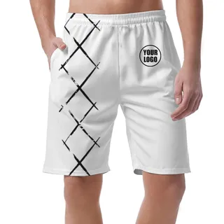 Picklewin Simple Argyle Short Pants Customized For Men – alternate