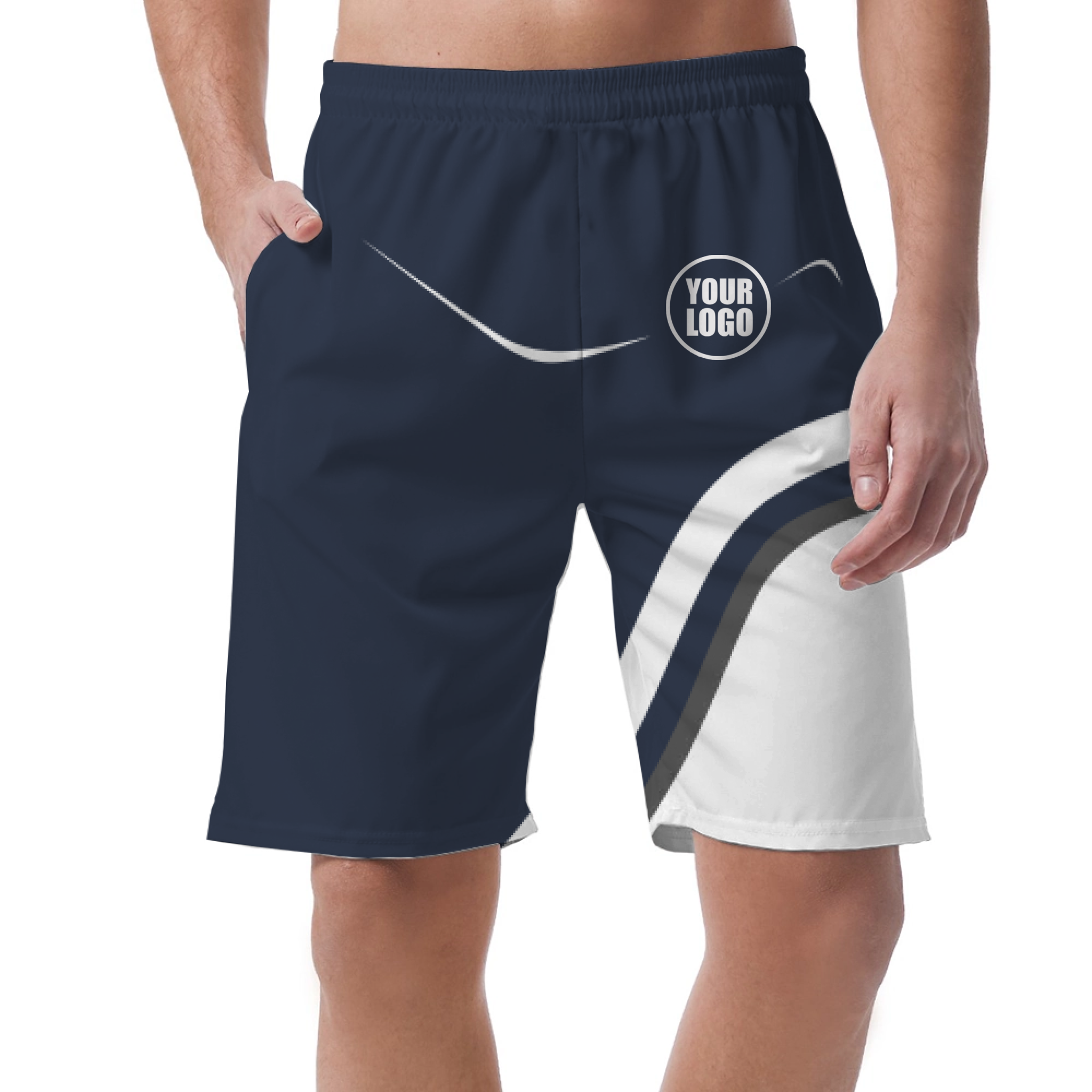 Picklewin Simple Custom Logo Pickleball Men's Short Pants