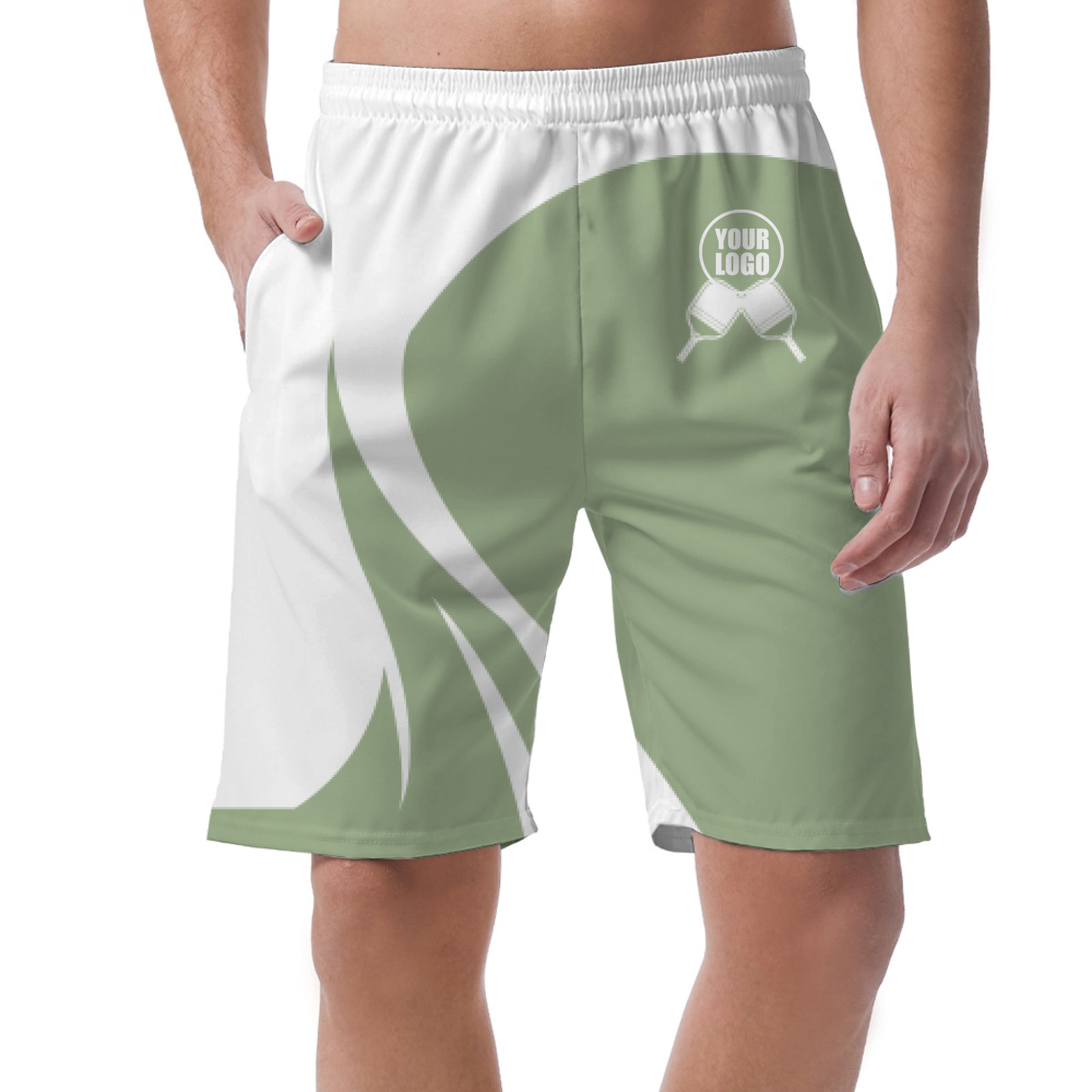 Picklewin Simple Custom Pickleball Short Pants For Men