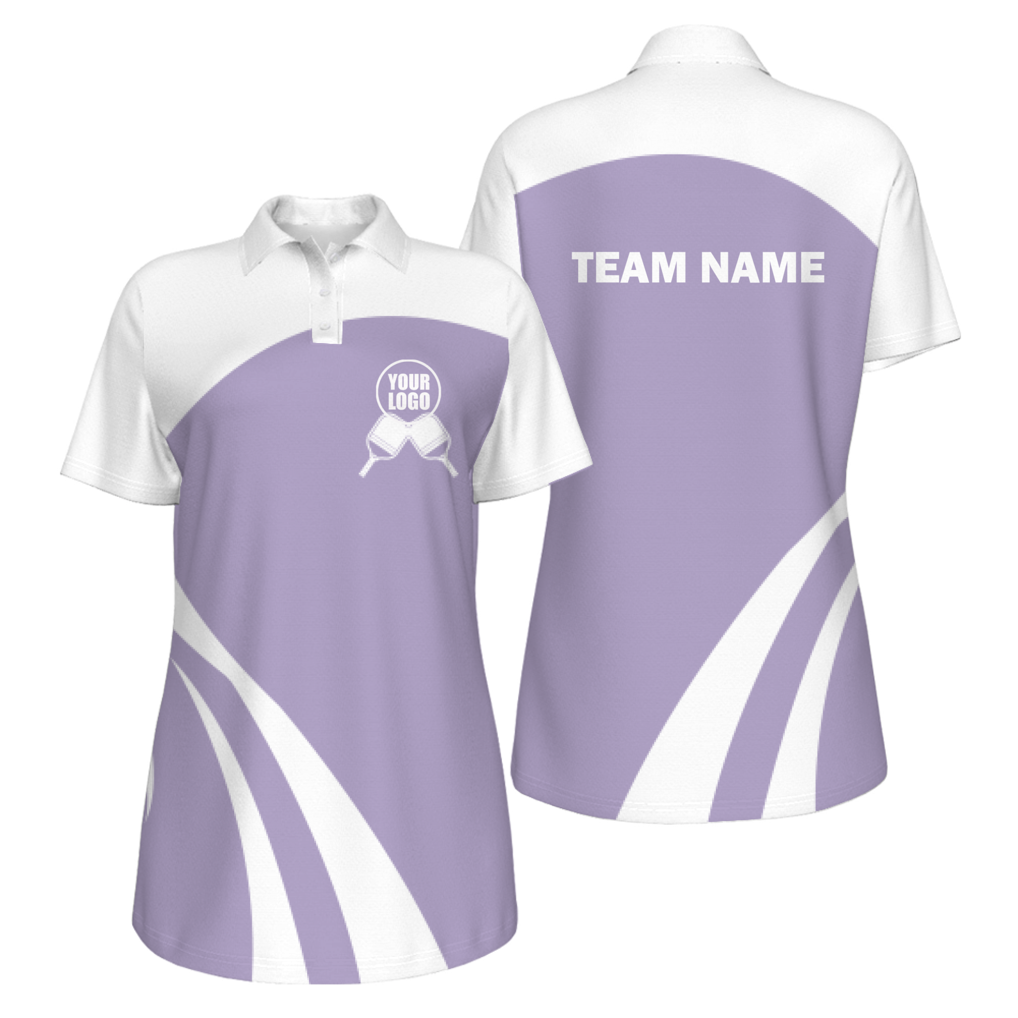 Picklewin Simple Custom UV Protection Polo For Women's Pickleball Team