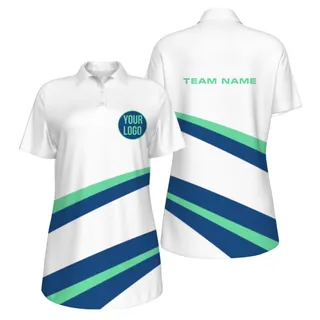 Picklewin Simple Custom UV Protection Polo Shirt For Women – alternate