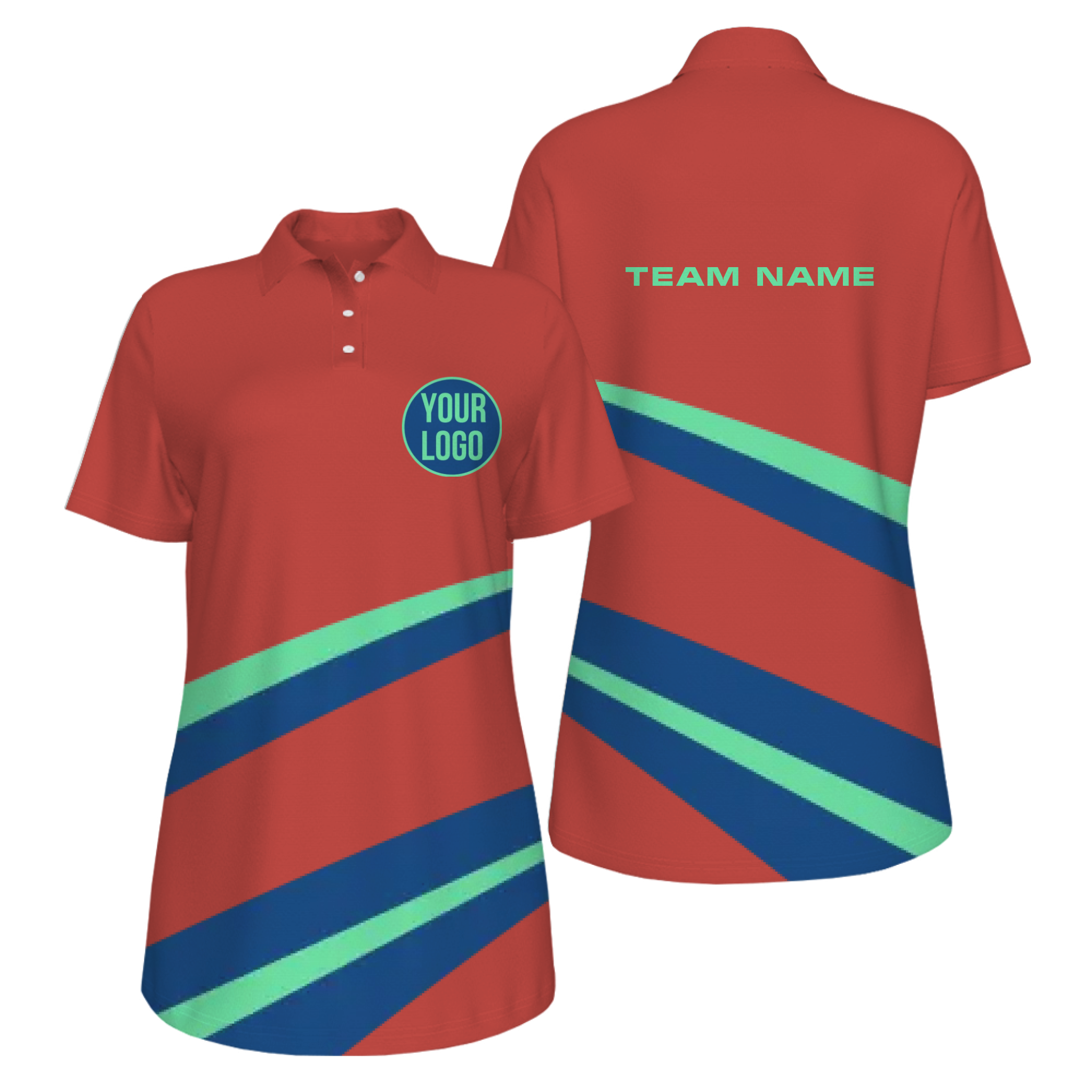 Picklewin Simple Custom UV Protection Polo Shirt For Women