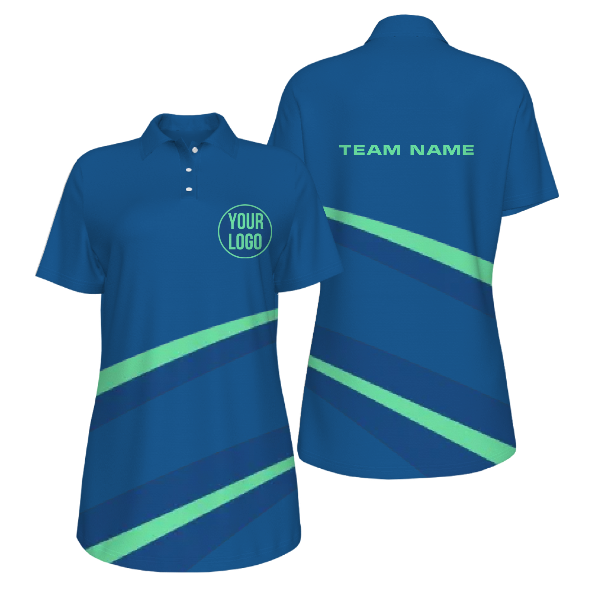 Picklewin Simple Custom UV Protection Polo Shirt For Women