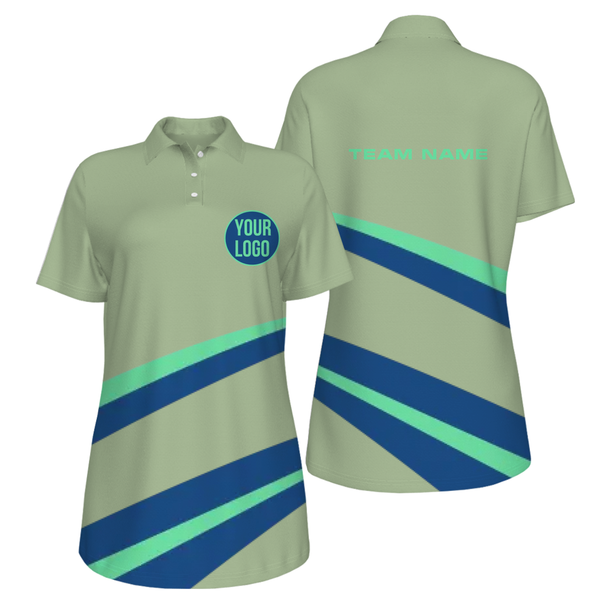 Picklewin Simple Custom UV Protection Polo Shirt For Women