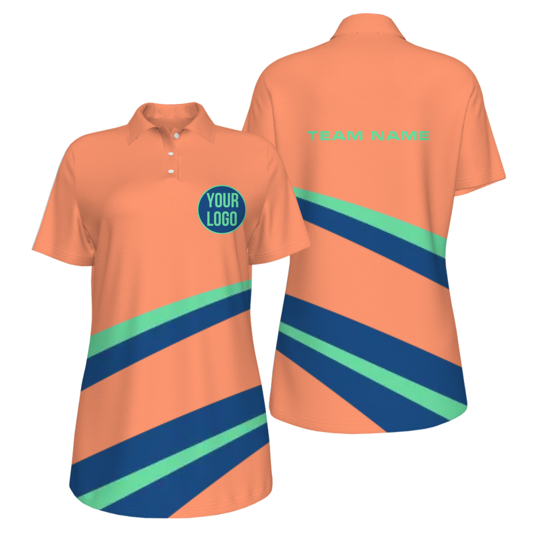 Picklewin Simple Custom UV Protection Polo Shirt For Women