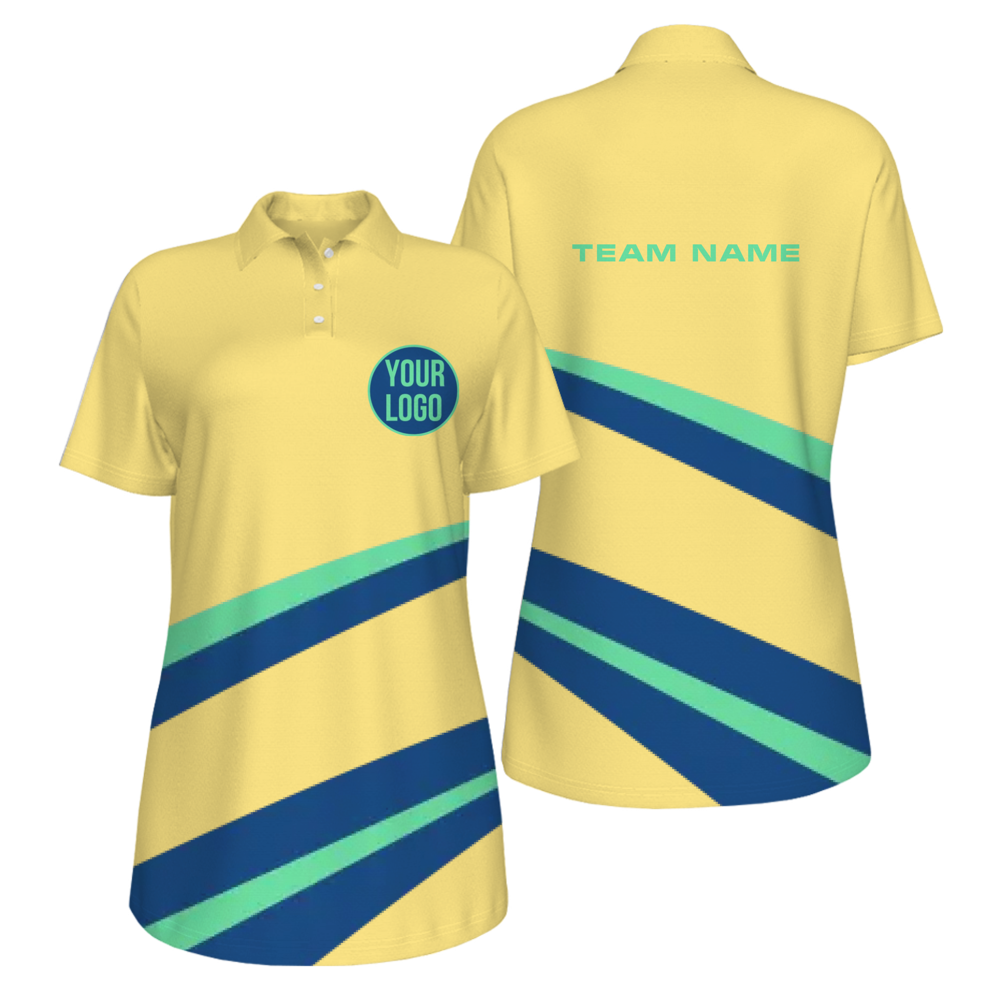 Picklewin Simple Custom UV Protection Polo Shirt For Women