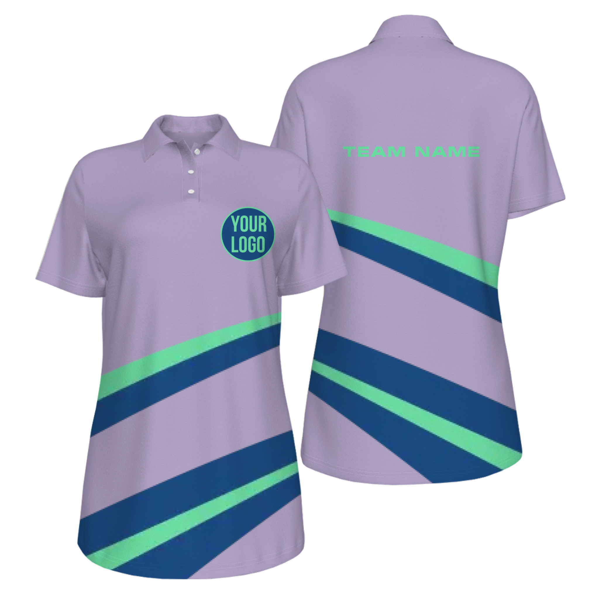 Picklewin Simple Custom UV Protection Polo Shirt For Women