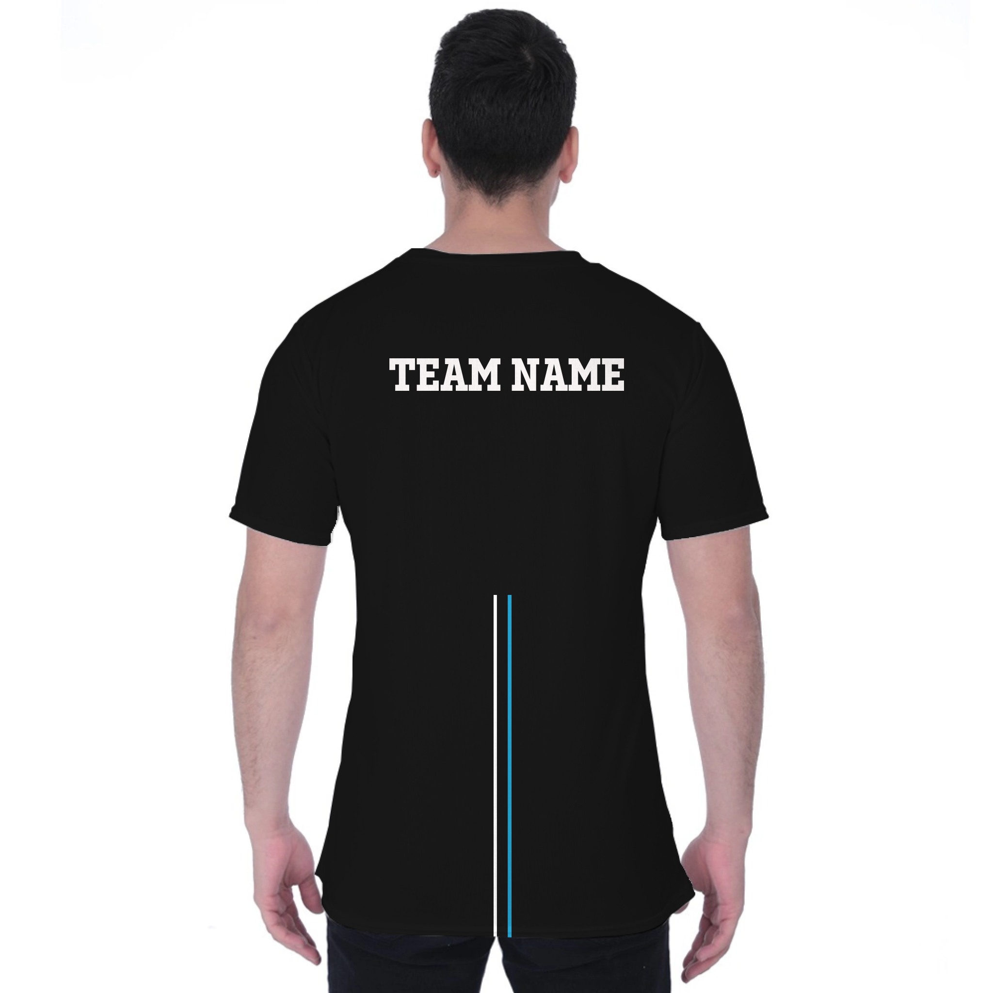 Picklewin Simple Design Custom Team Logo Moisture-wicking Birdseye T-shirt  - alternate
