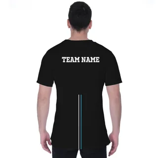Picklewin Simple Design Custom Team Logo Moisture-wicking Birdseye T-shirt  – alternate