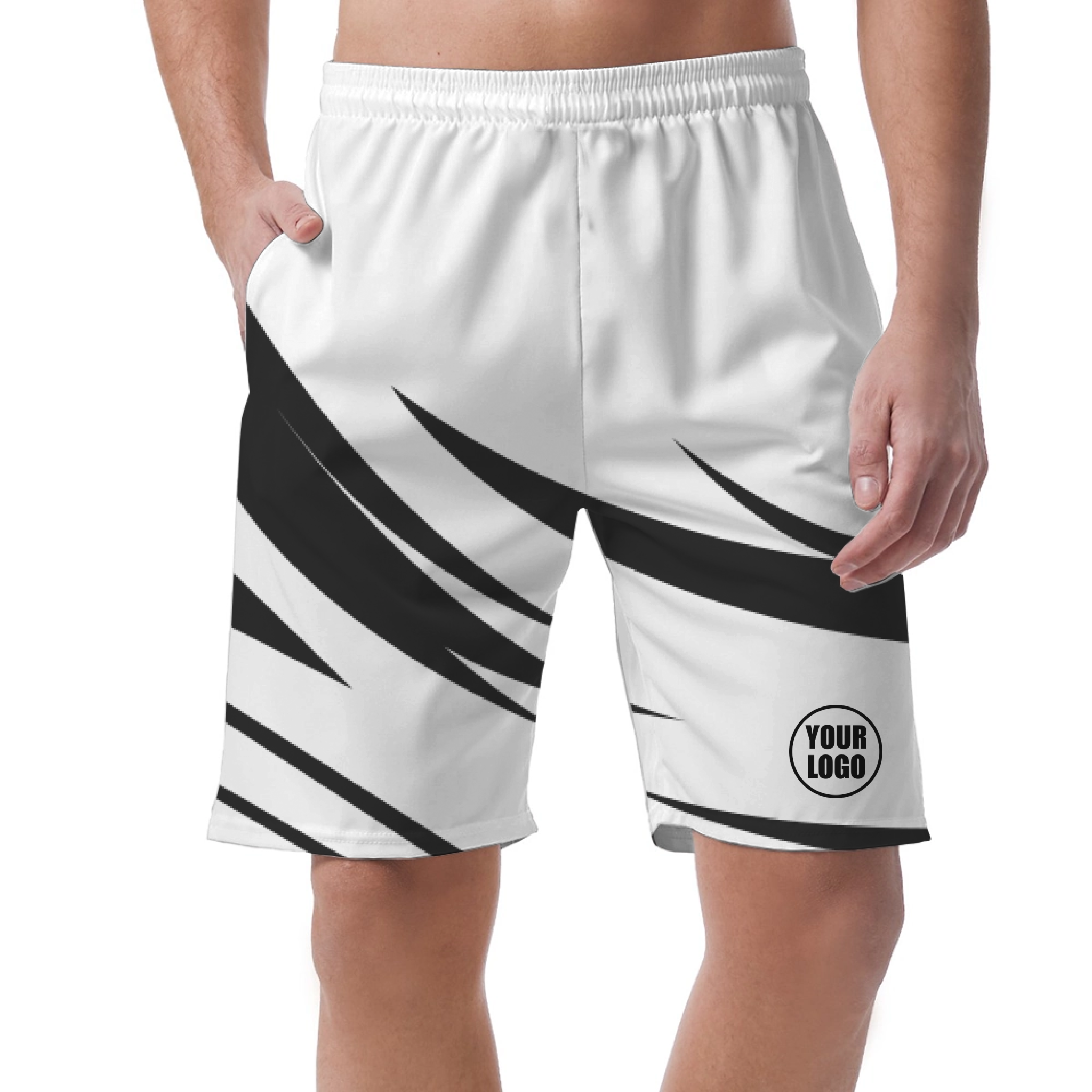 Picklewin Simple Flow Customized Short Pants For Men