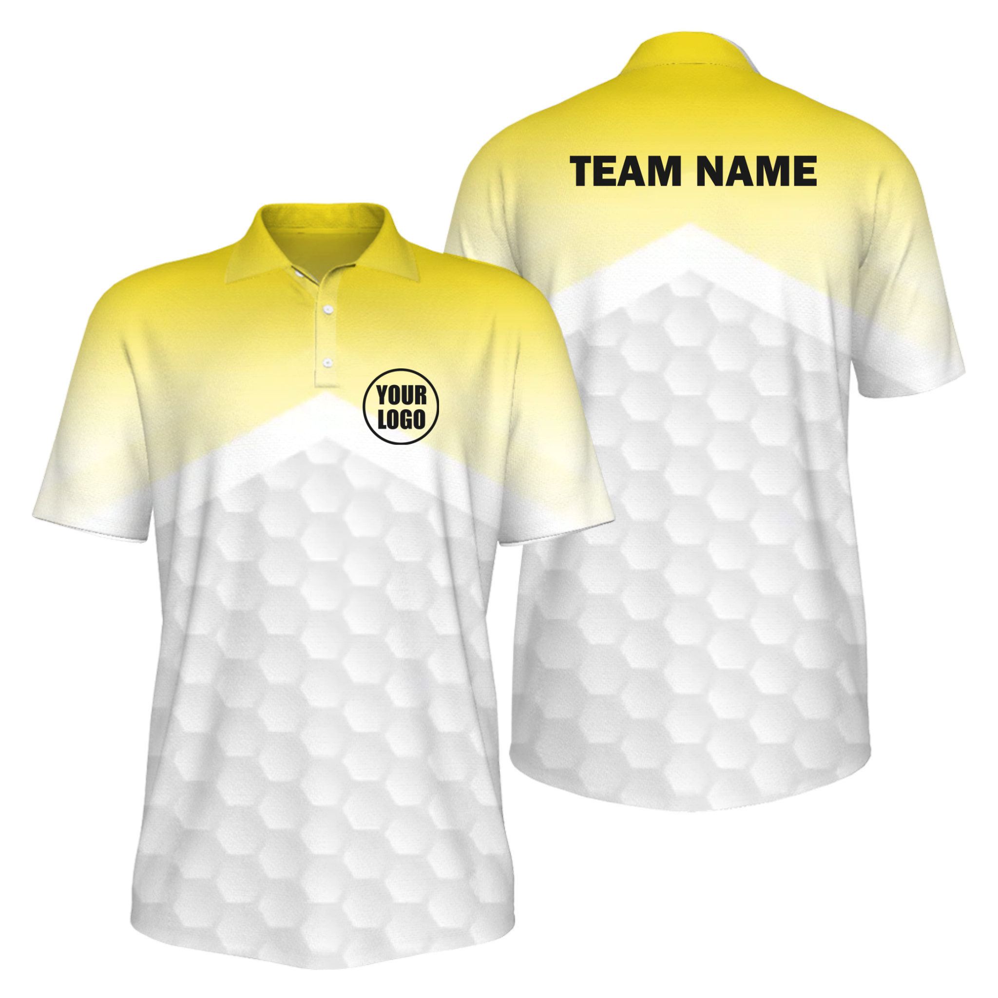 Picklewin Simple Gradient Men's UV Protection Polo Shirt