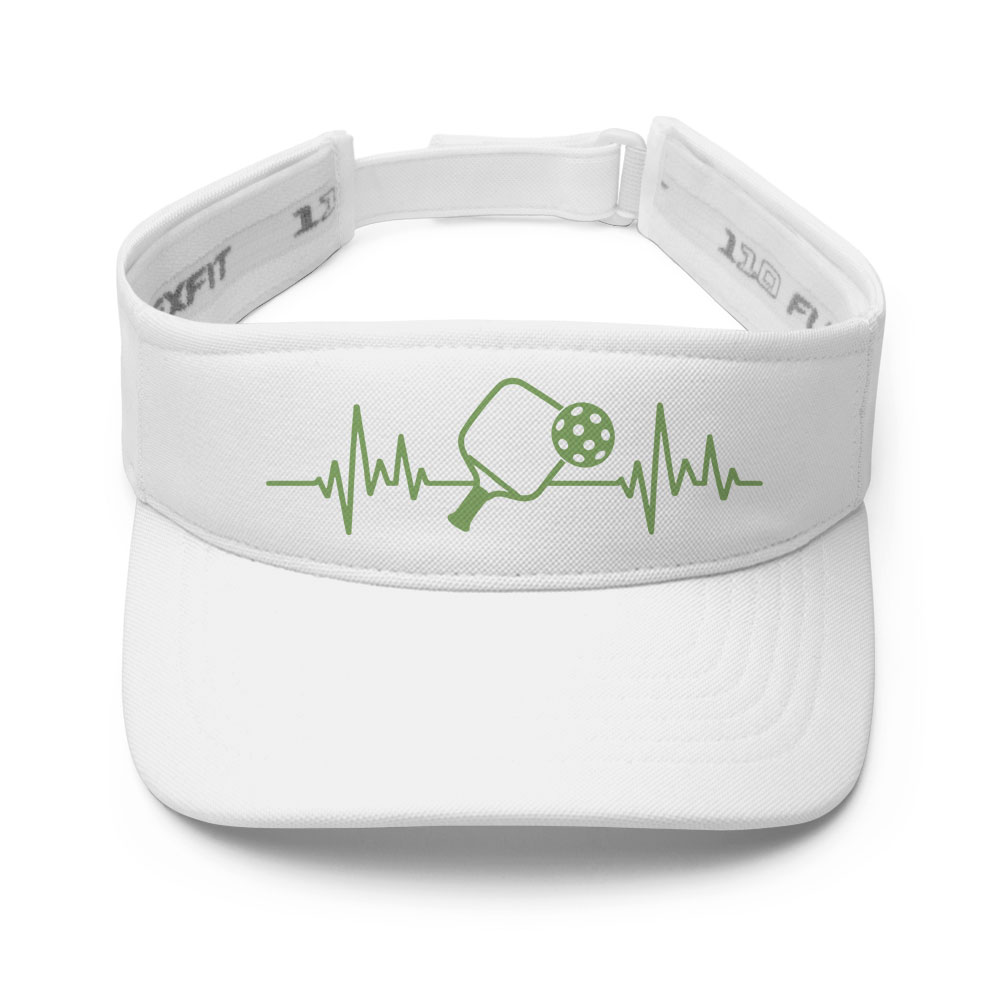 Picklewin Simple Heartbeat Pickleball Visor - alternate