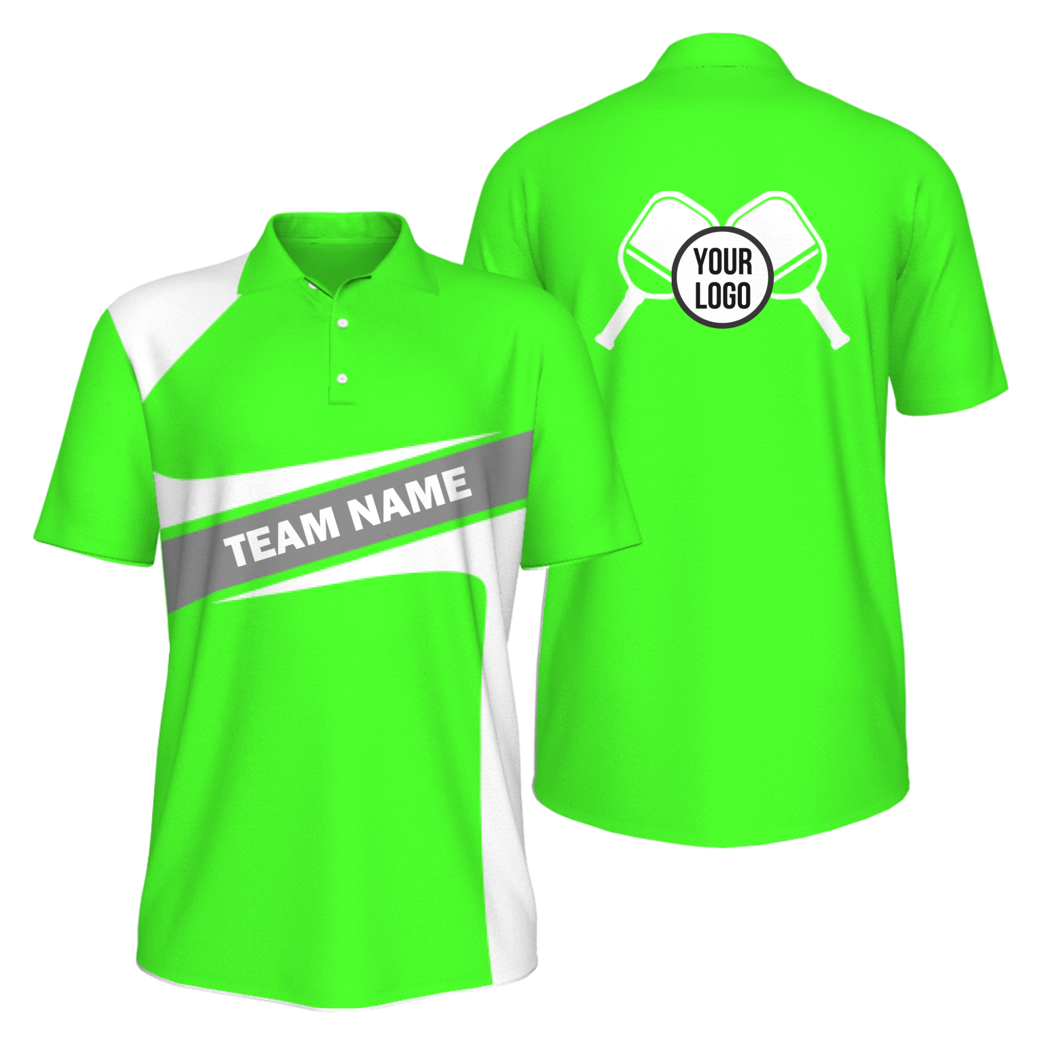 Picklewin Simple Pickleball UV Protection Polo Shirt For Men