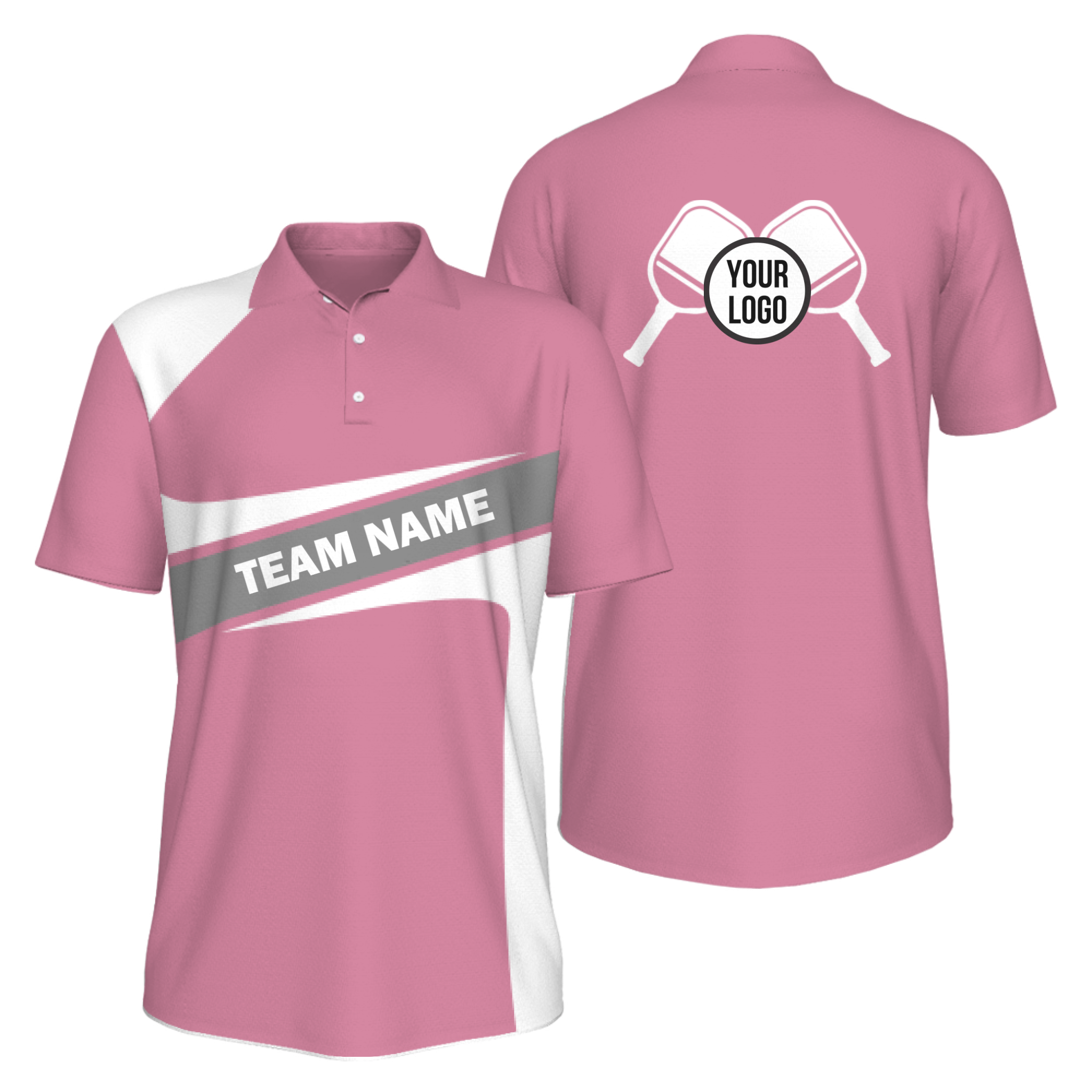 Picklewin Simple Pickleball UV Protection Polo Shirt For Men