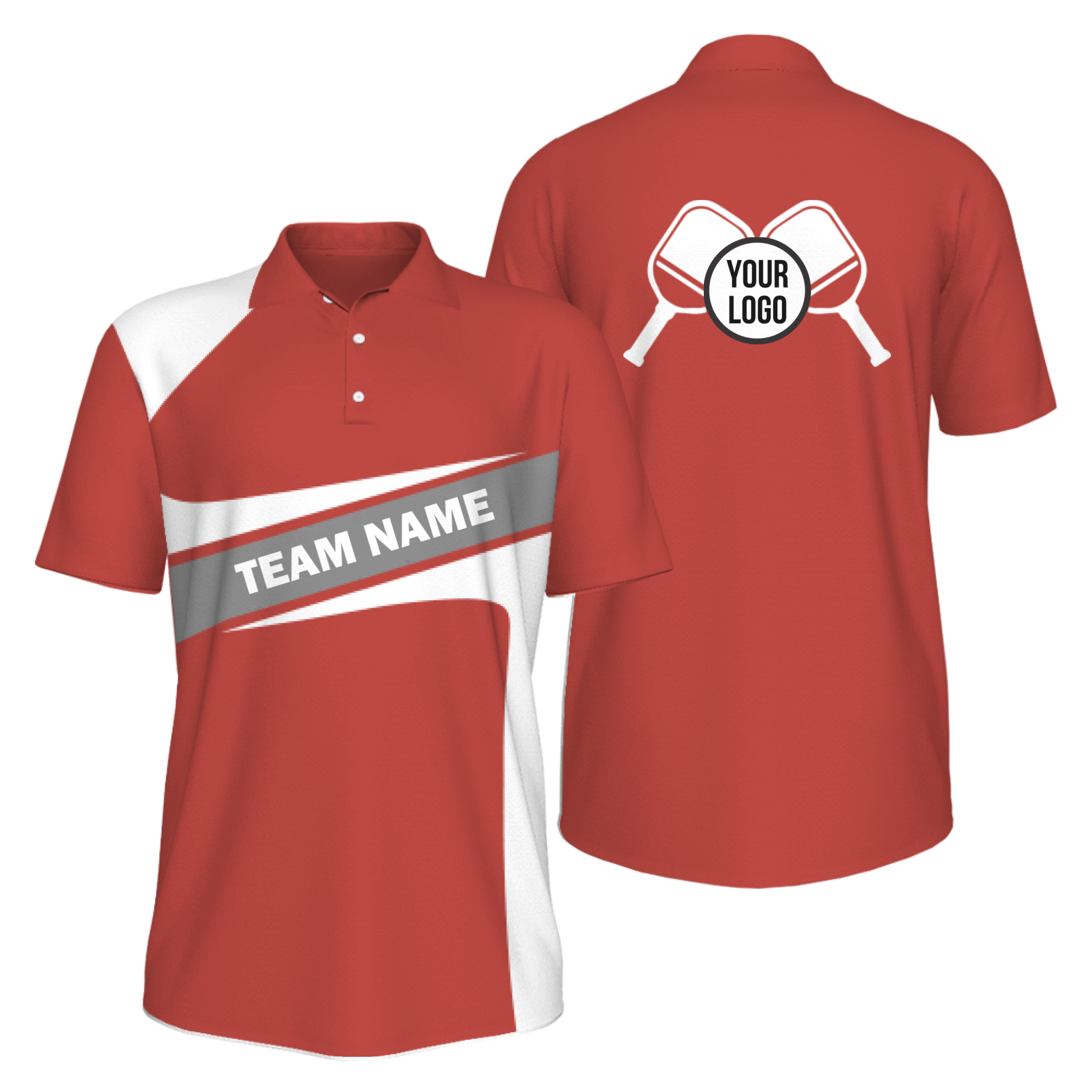 Picklewin Simple Pickleball UV Protection Polo Shirt For Men