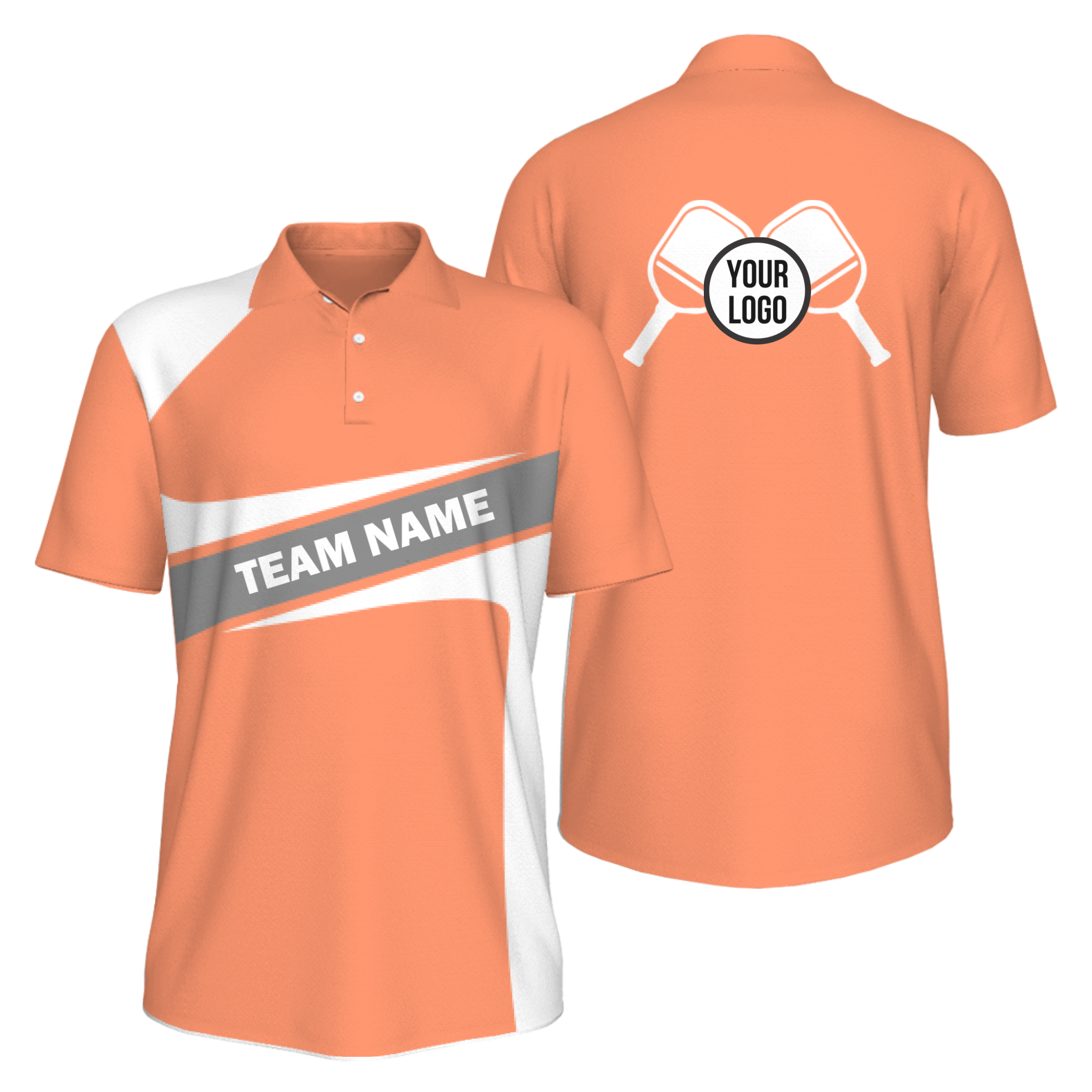 Picklewin Simple Pickleball UV Protection Polo Shirt For Men
