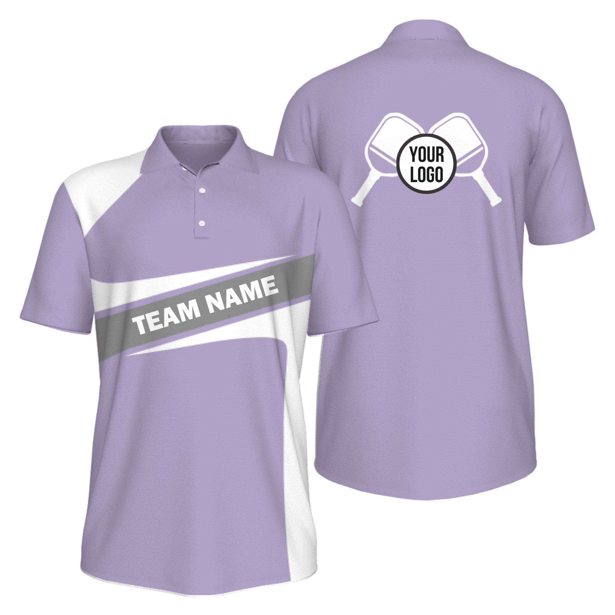 Picklewin Simple Pickleball UV Protection Polo Shirt For Men