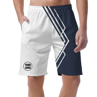 Picklewin Simple Stripe Men's Customized Short Pants – alternate