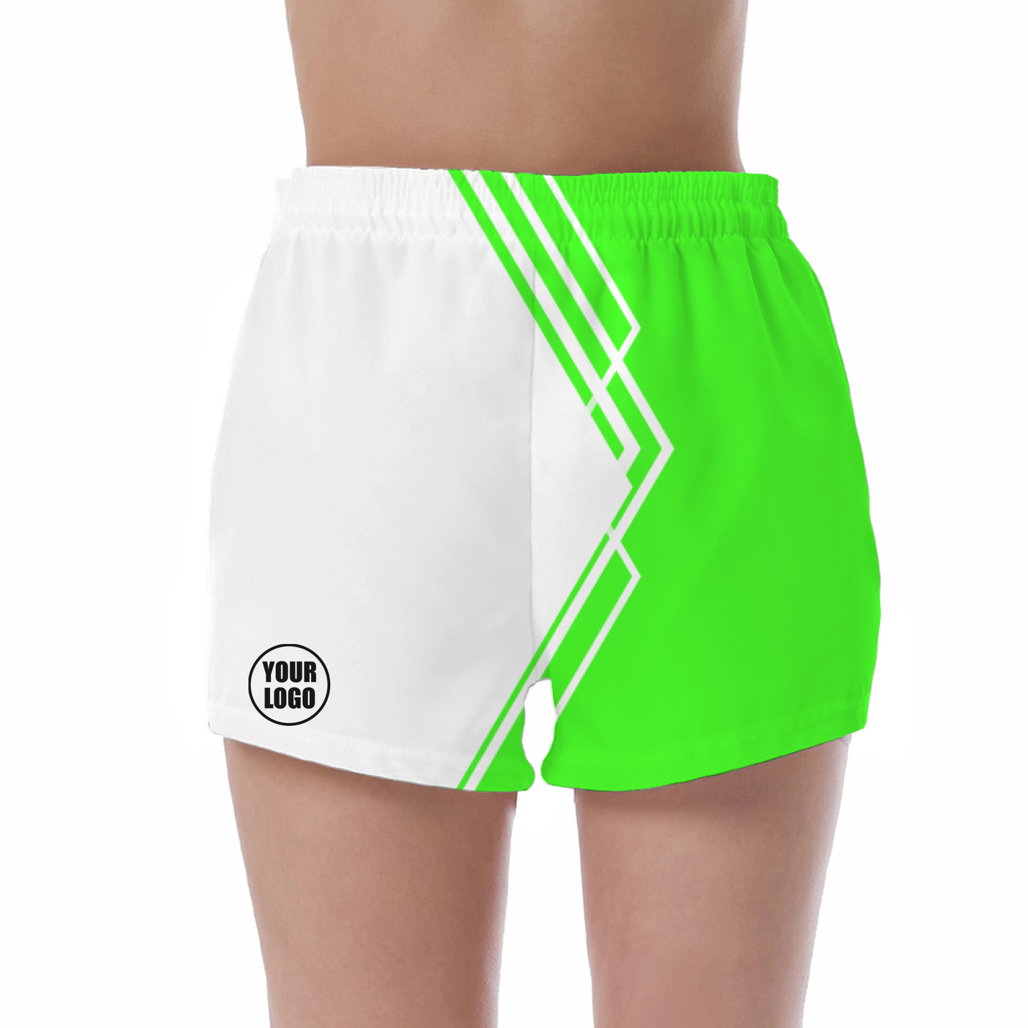 Picklewin Simple Stripe Women's Custom UV Protection Shorts