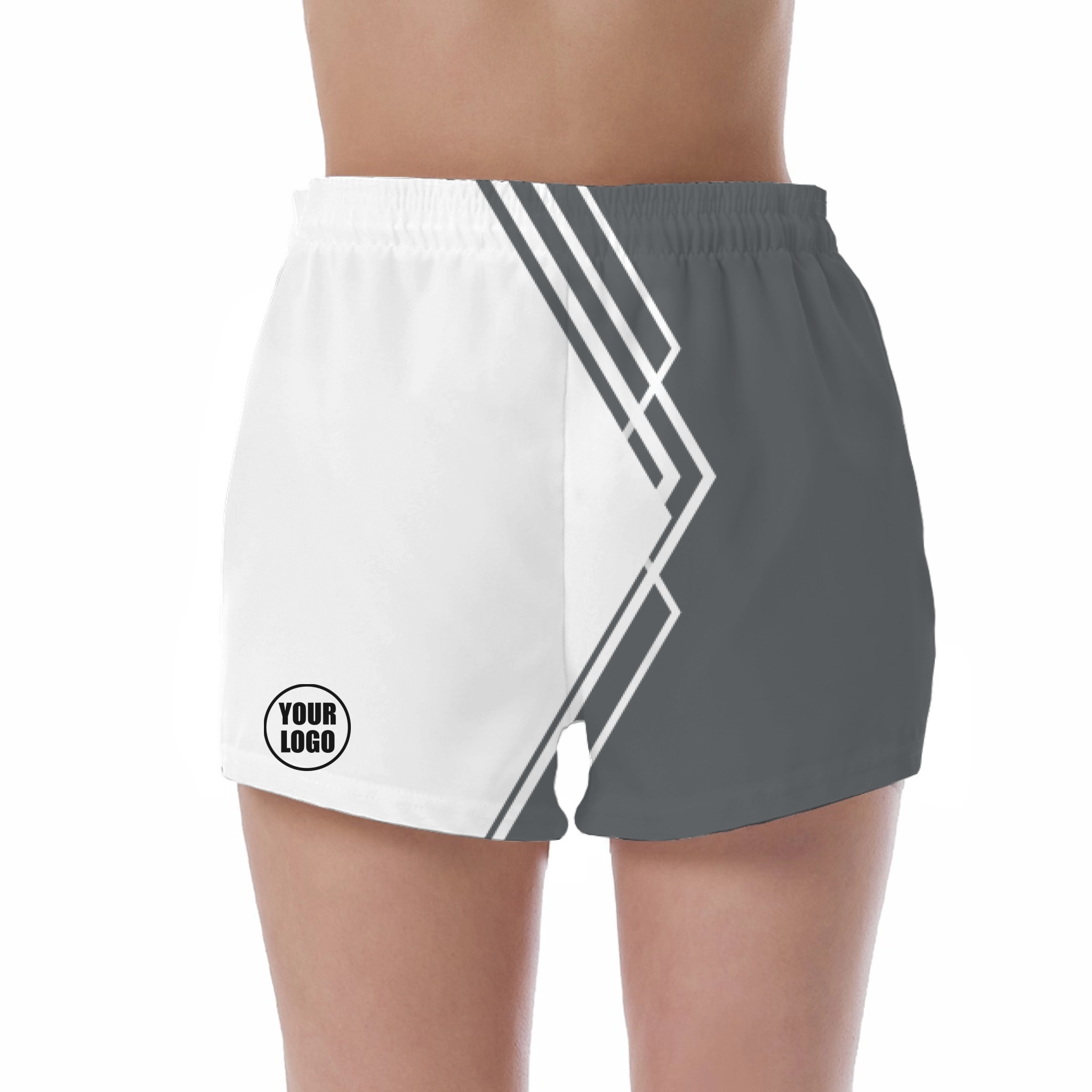 Picklewin Simple Stripe Women's Custom UV Protection Shorts