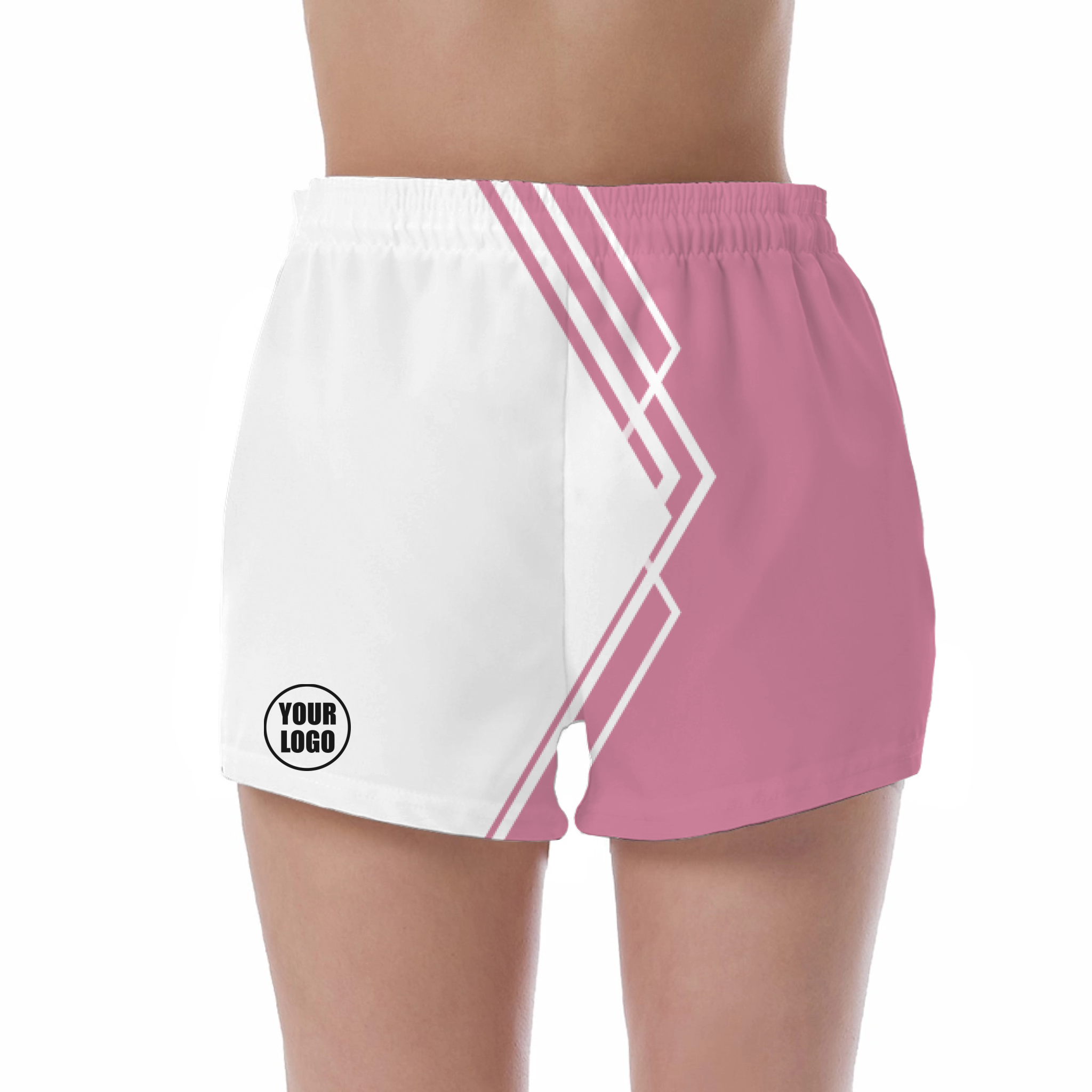 Picklewin Simple Stripe Women's Custom UV Protection Shorts