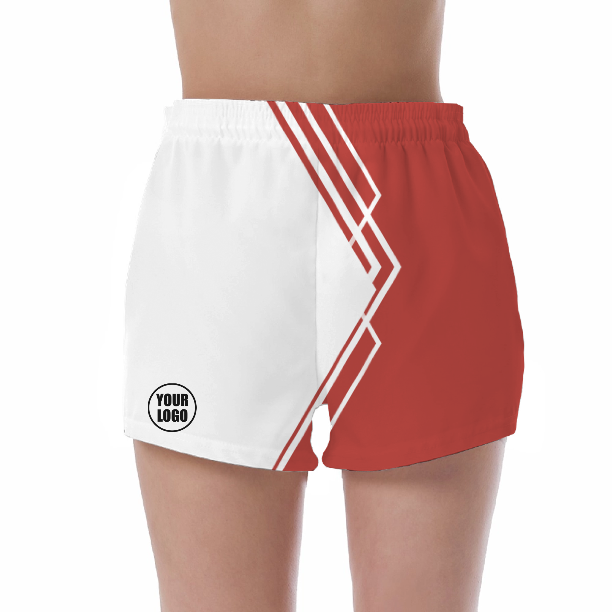 Picklewin Simple Stripe Women's Custom UV Protection Shorts