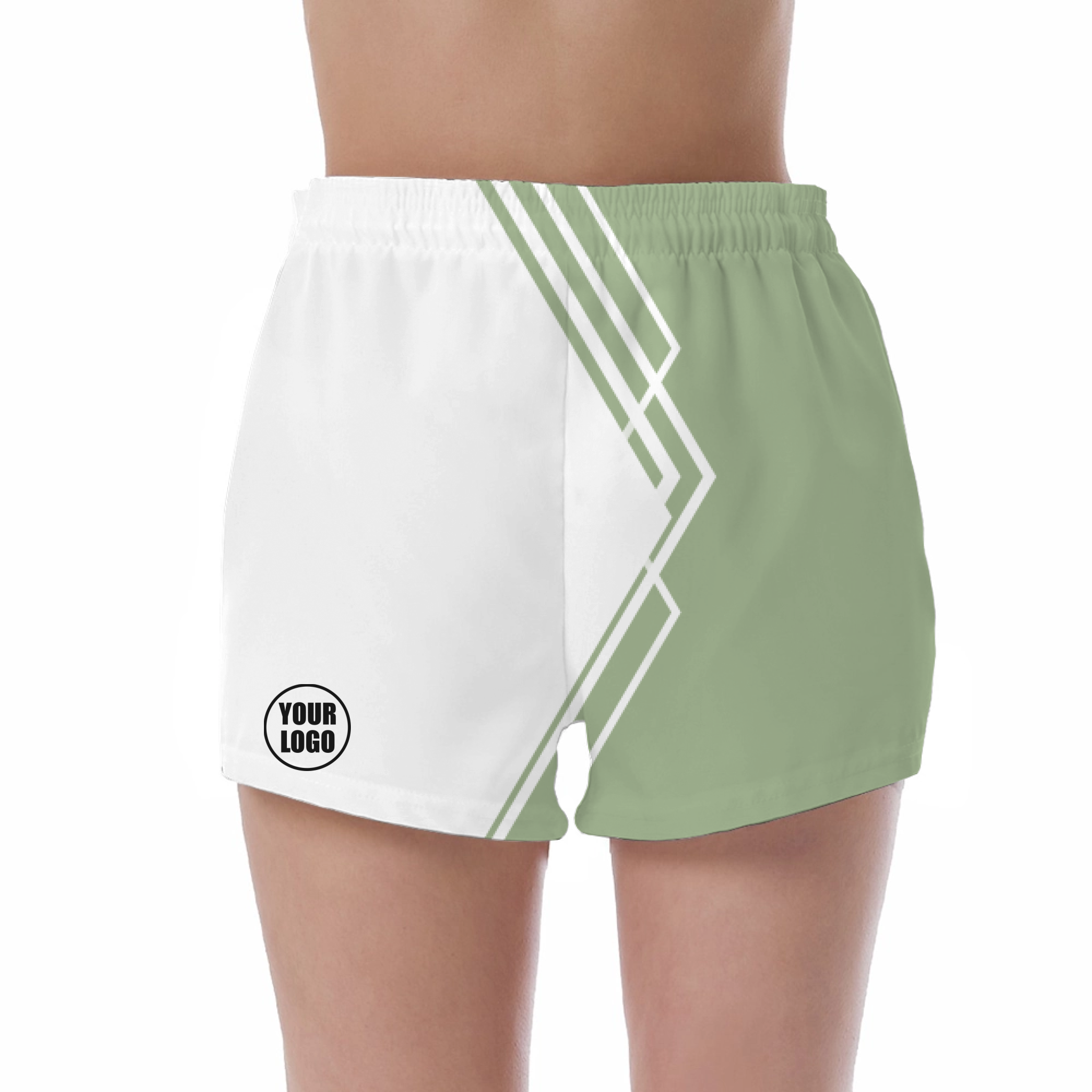 Picklewin Simple Stripe Women's Custom UV Protection Shorts