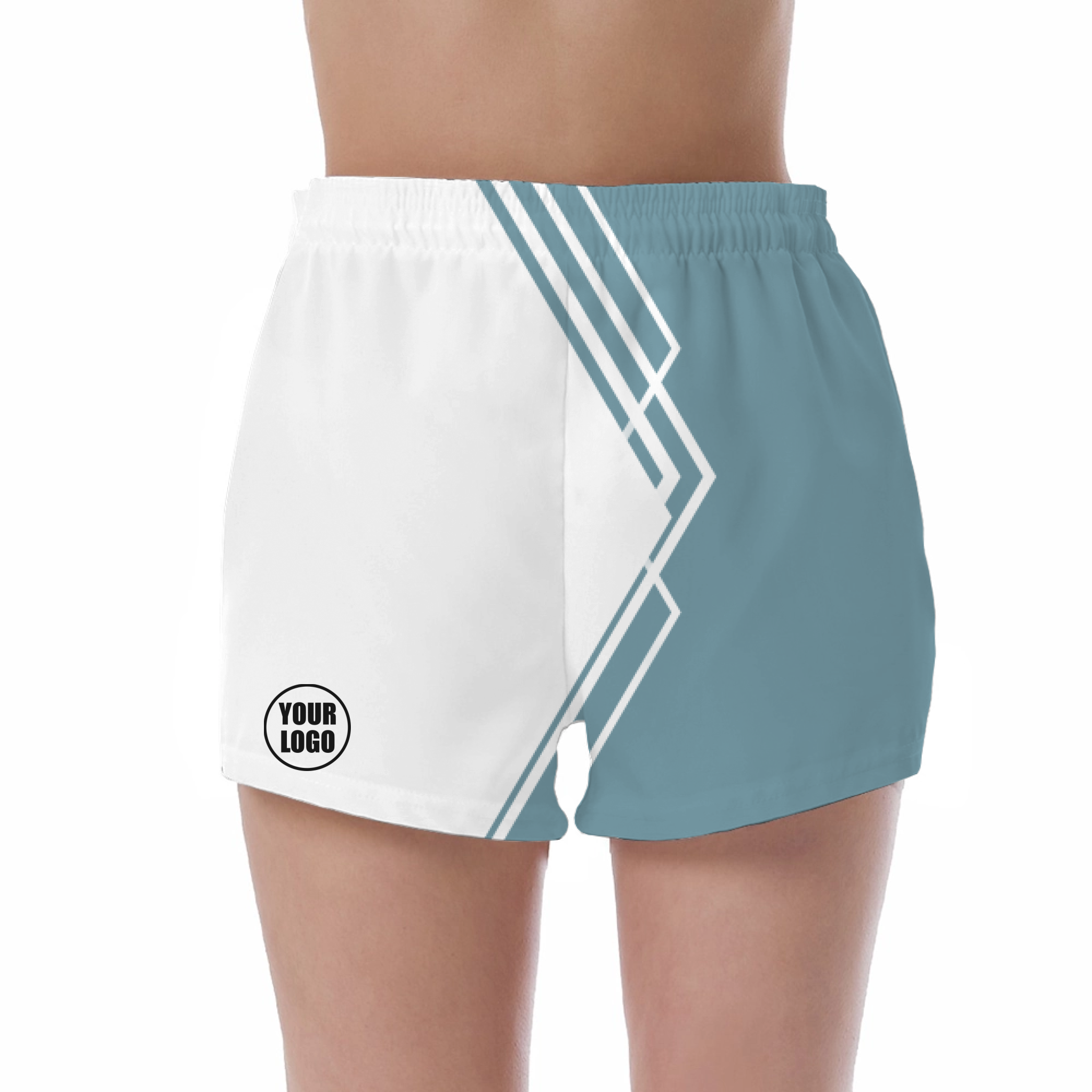 Picklewin Simple Stripe Women's Custom UV Protection Shorts