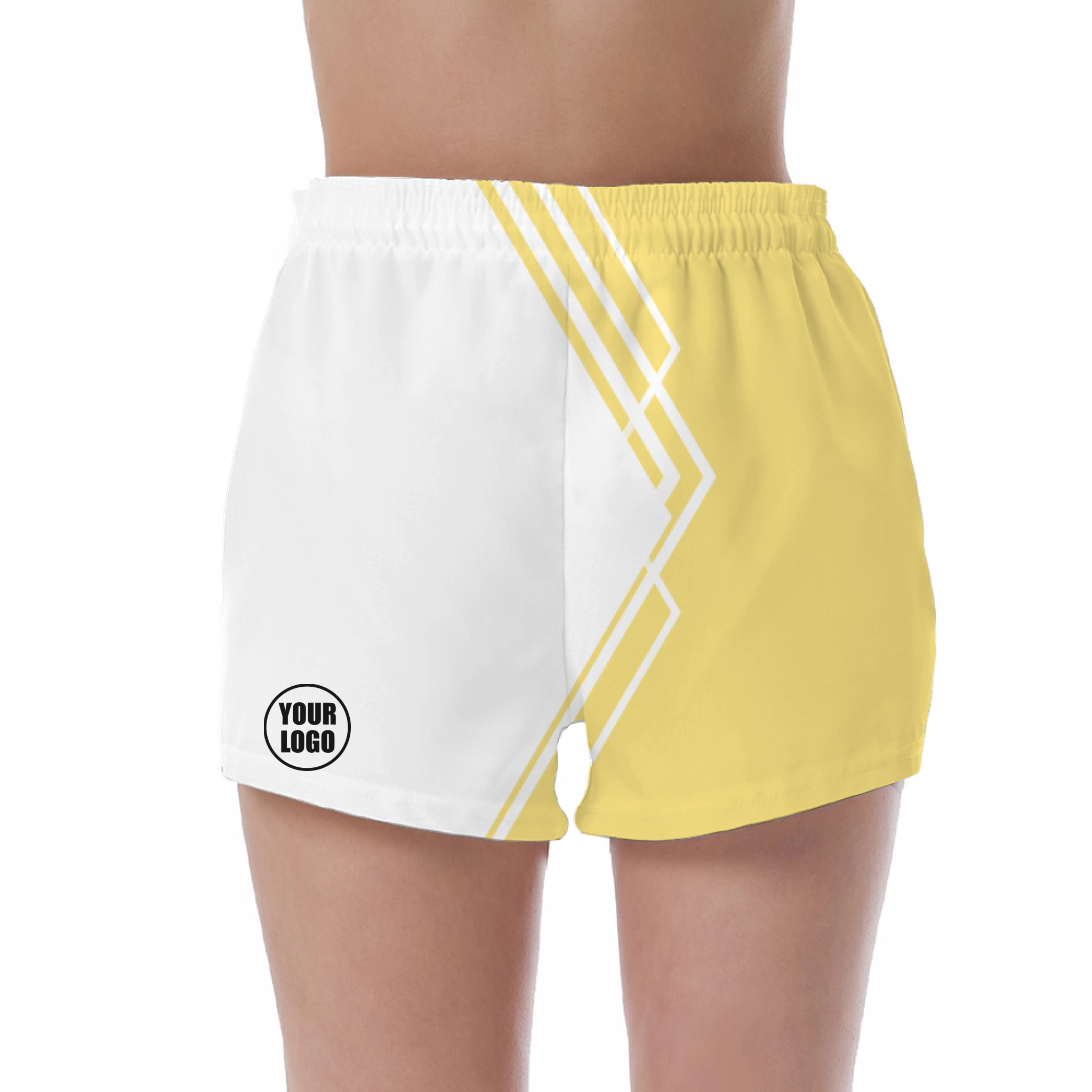 Picklewin Simple Stripe Women's Custom UV Protection Shorts
