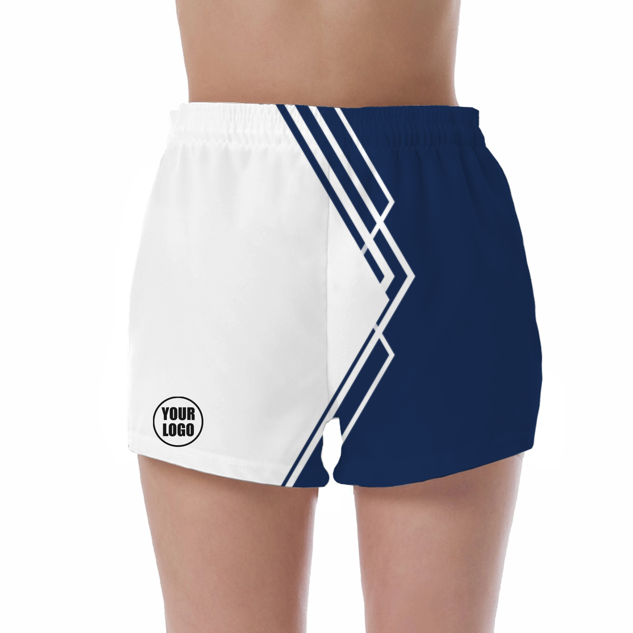 Picklewin Simple Stripe Women's Custom UV Protection Shorts